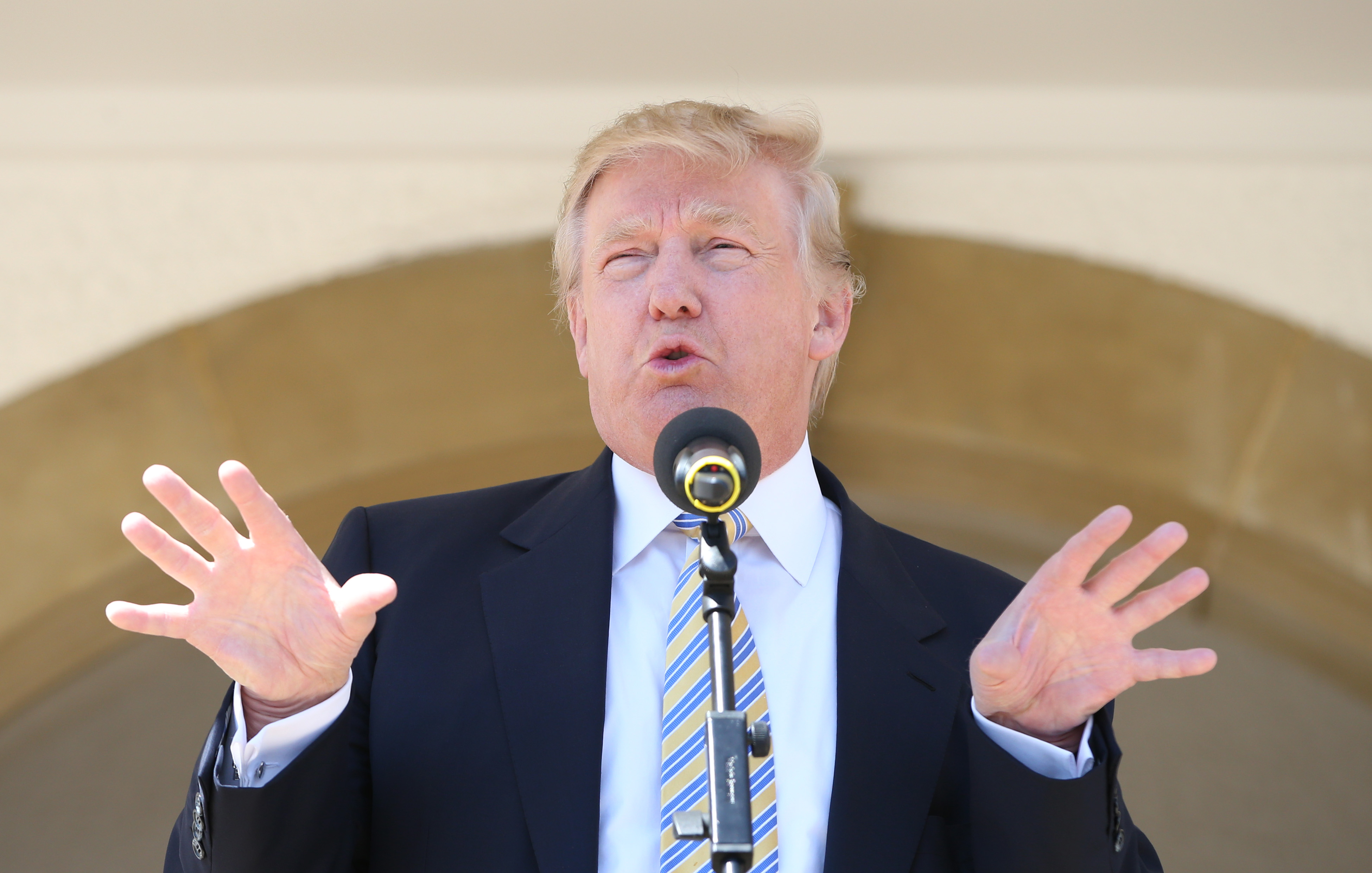 Donald Trump Visits Turnberry Golf Club, after its $10 Million refurbishment, on June 8, 2015 in Turnberry, Scotland. (Ian MacNicol&mdash;Getty Images)