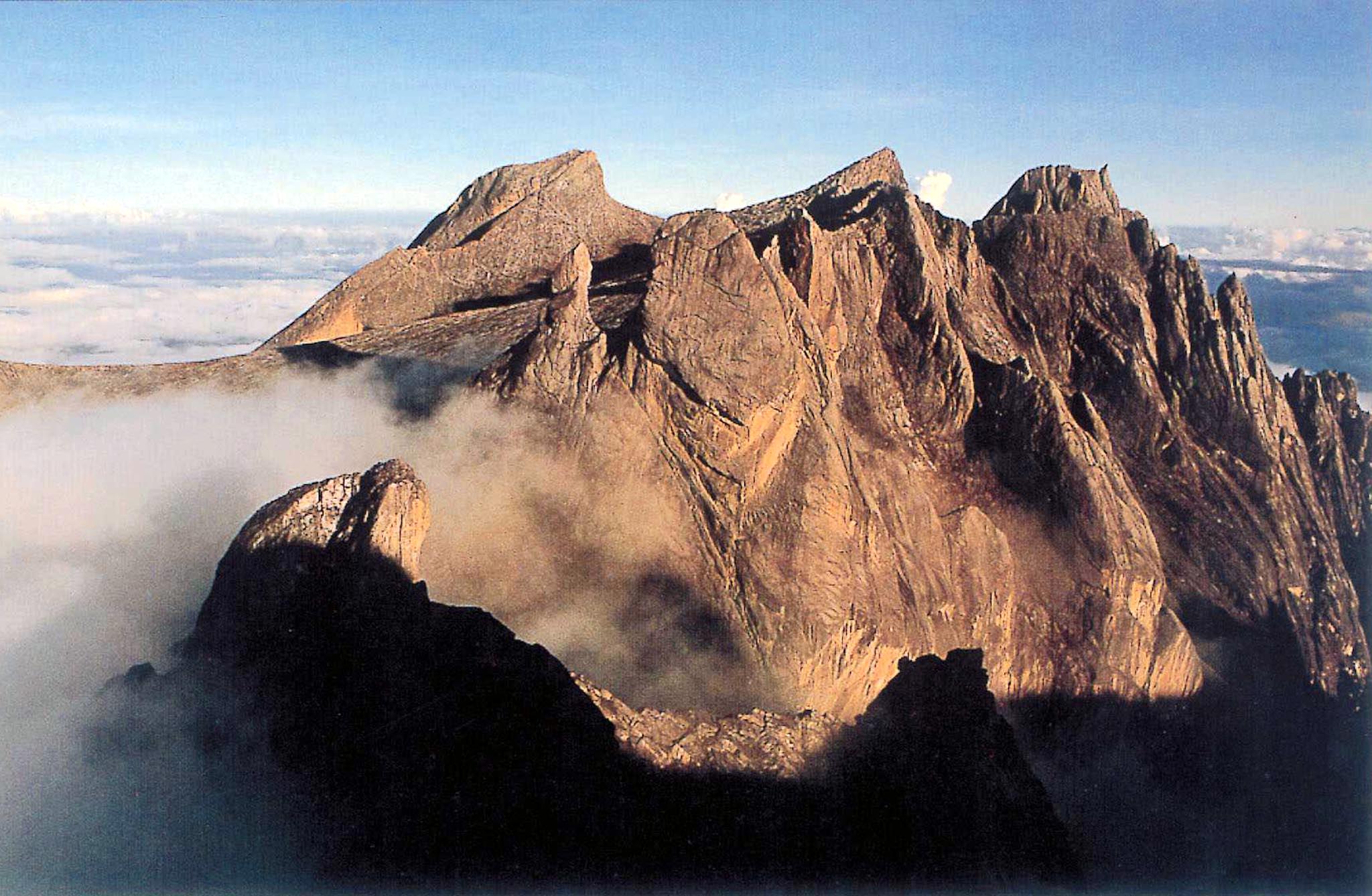This undated photo shows Mount Kinabalu, South Eas