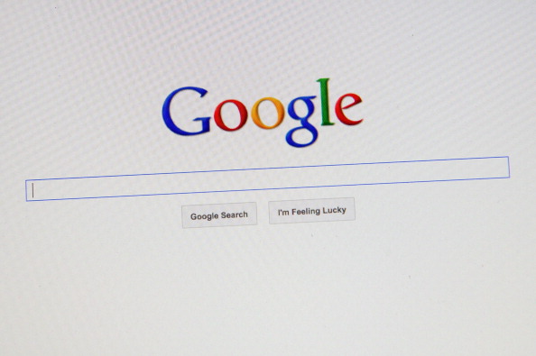 Google search page shown on a computer screen.