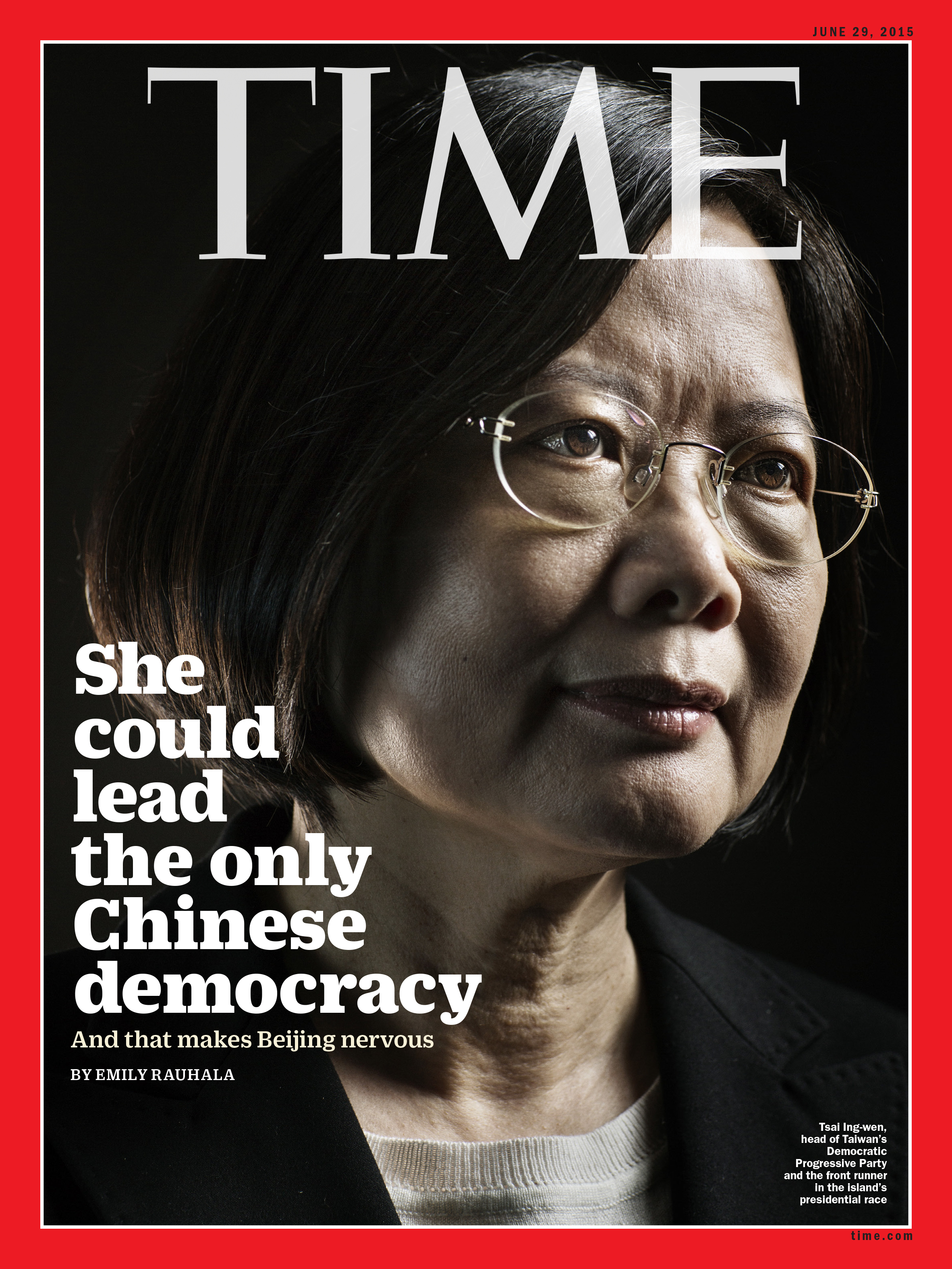 Tsai Ing-wen Taiwan President Time International Magazine Asia/Sopac Cover 150629