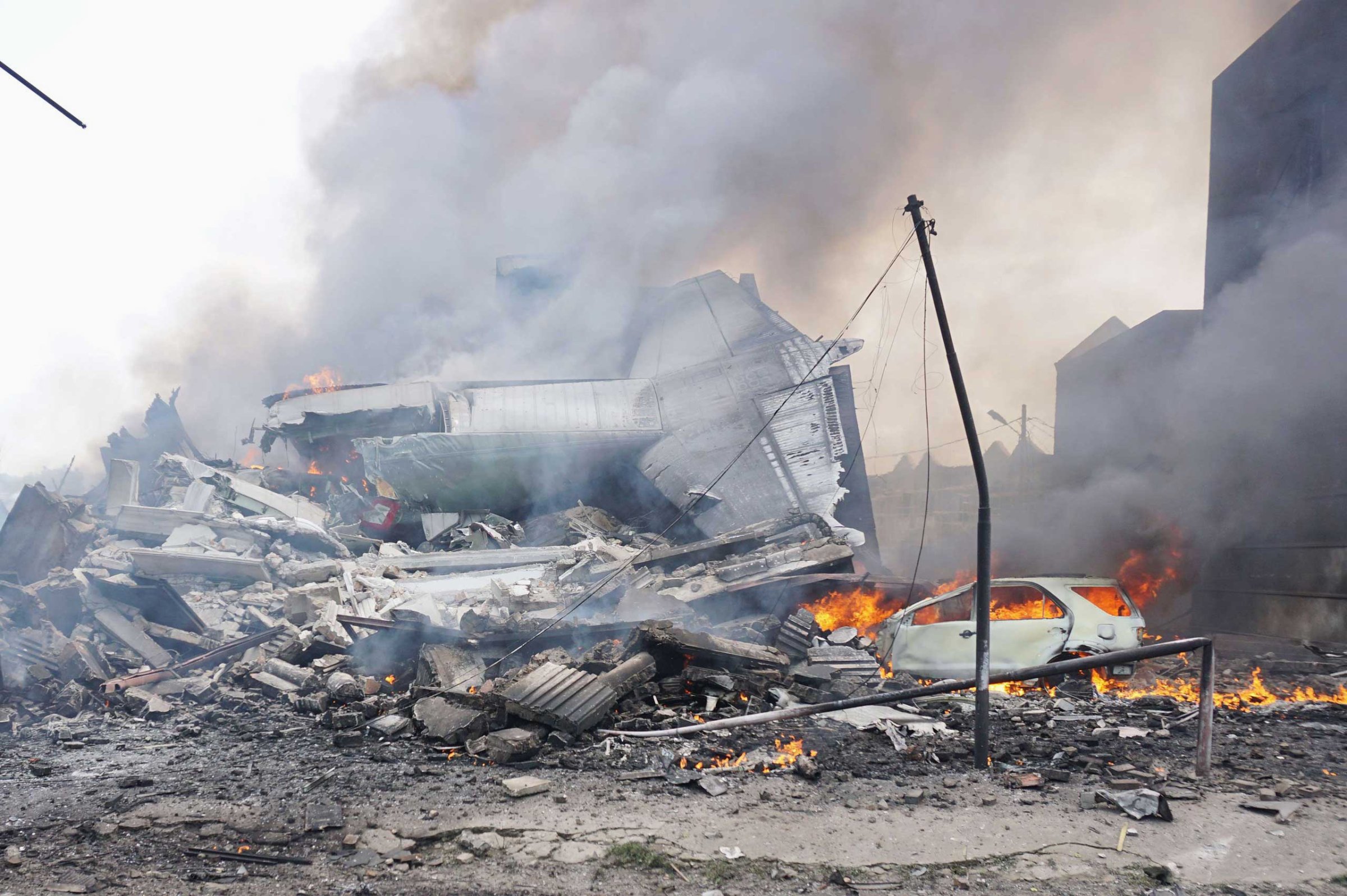 Indonesia military plane crash Medan