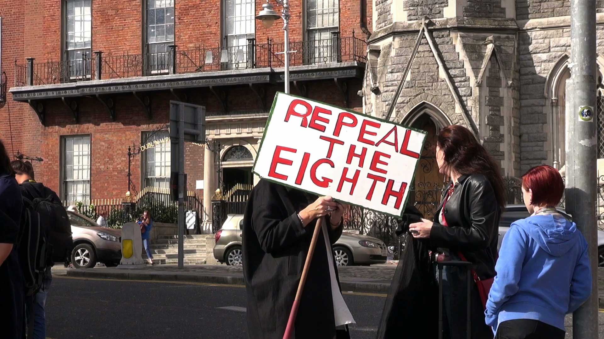 Abortion rights rally in Dublin in 2014.