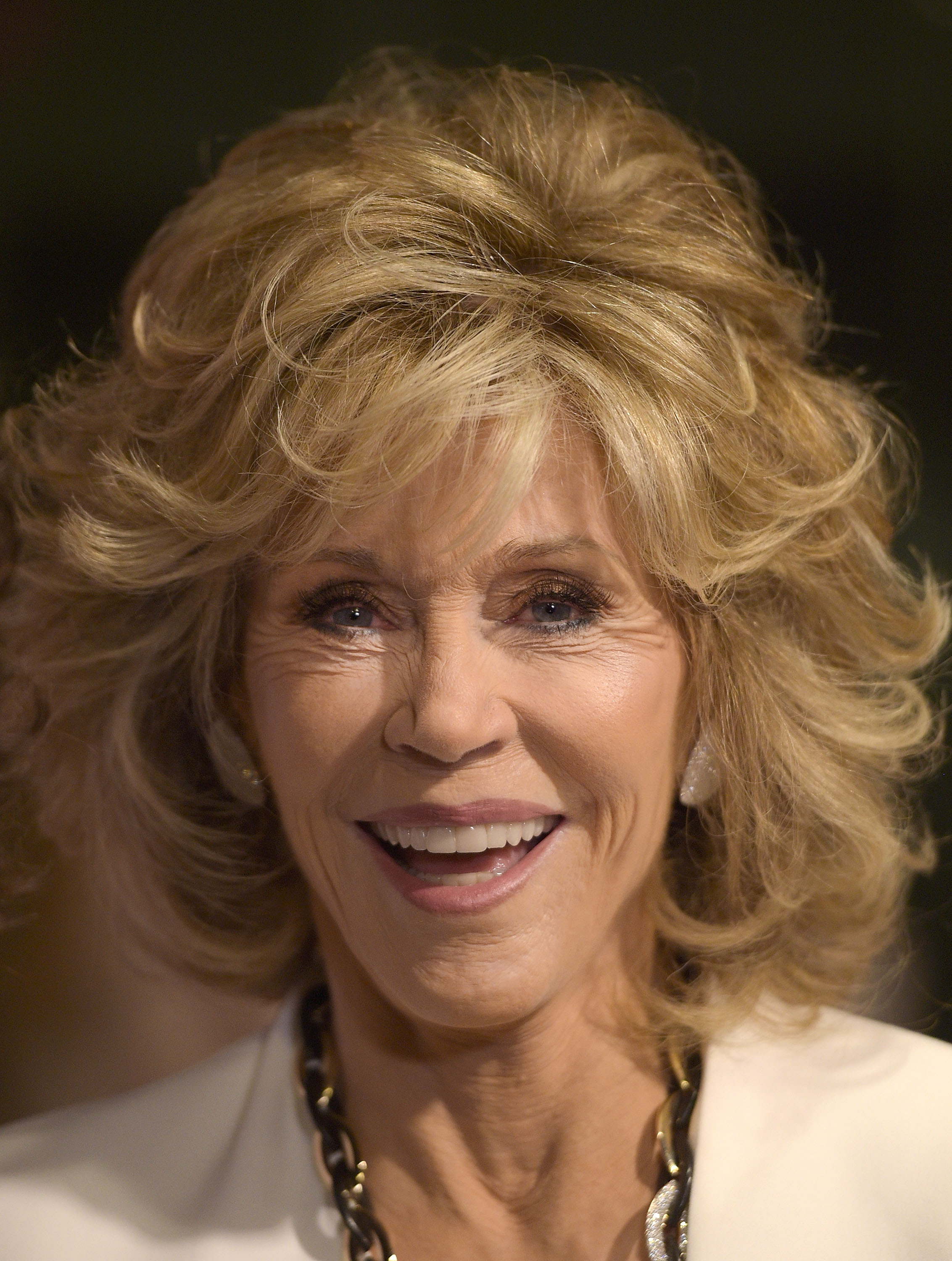 Jane Fonda attends Netflix's "Grace &amp; Frankie" Q&amp;A Screening Event at Pacific Design Center on May 26, 2015 in West Hollywood, California. (Jason Kempin—Getty Images)