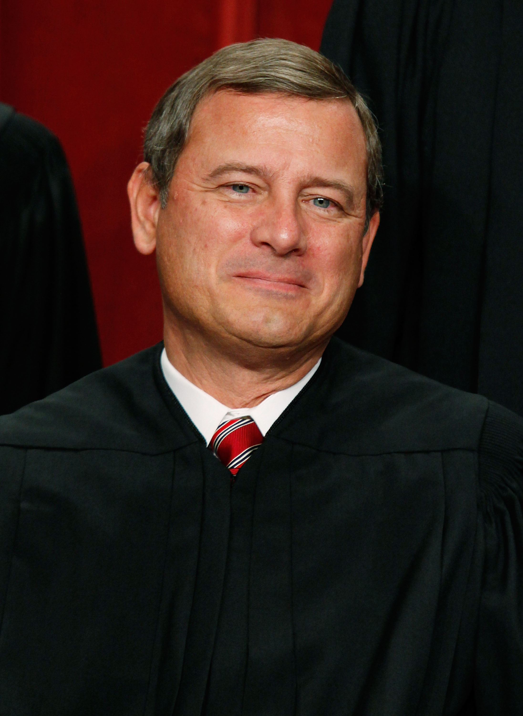 Chief Justice John G. Roberts poses for a group photograph at the Supreme Court building on Sept. 29, 2009 in Washington DC. (Mark Wilson—Getty Images)