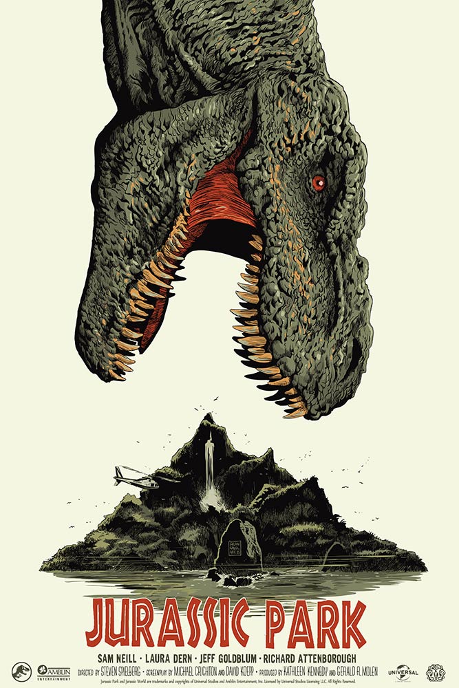 Poison Jurassic Park Fine Art Print