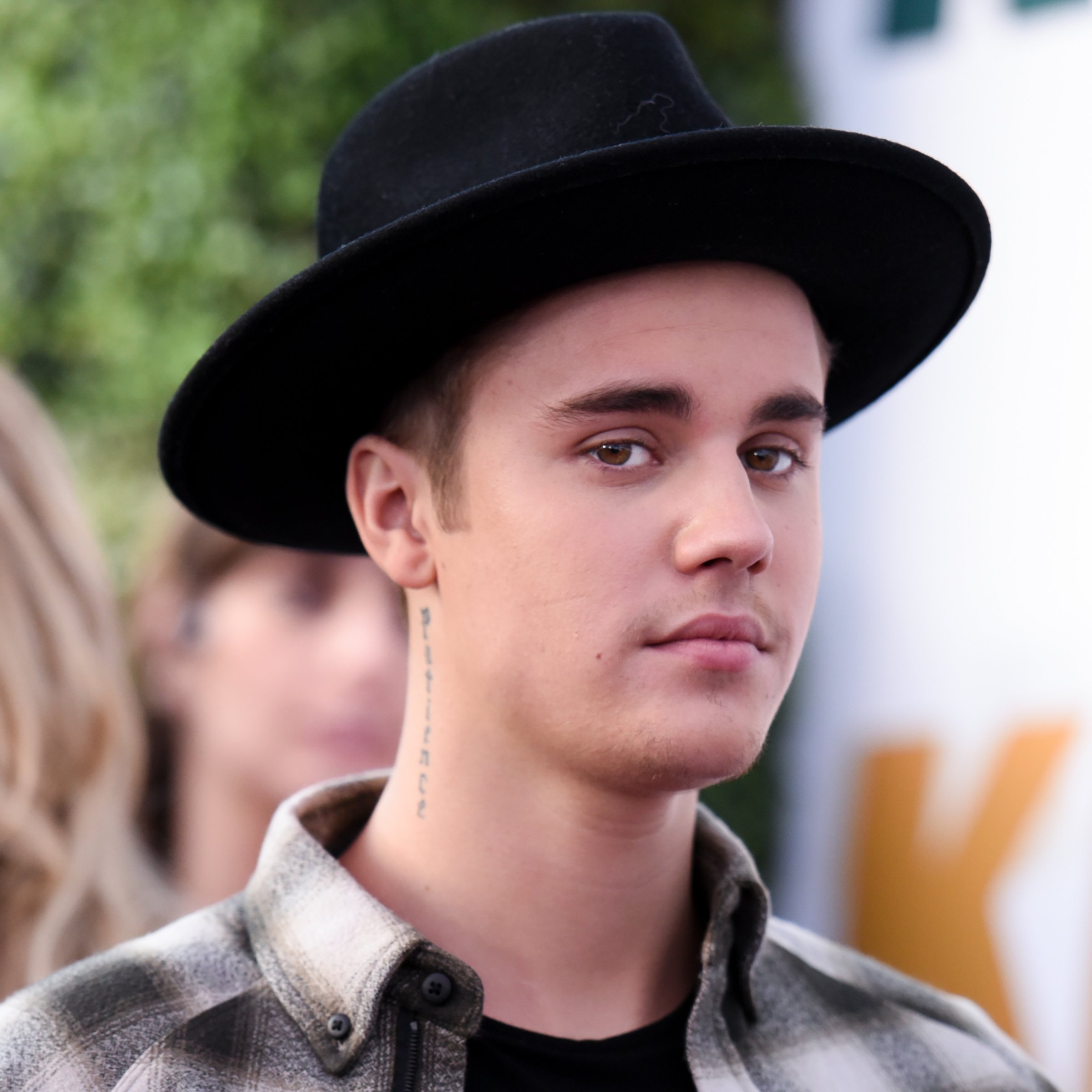 Justin Bieber arrives at Wango Tango 2015 held at StubHub Center on May 9, 2015, in Carson, Calif.