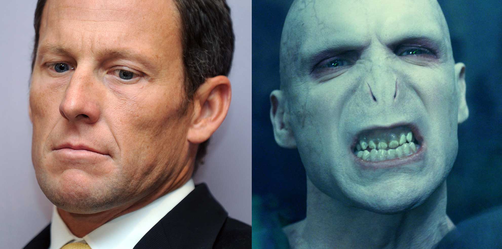 Lance Armstrong and Lord Voldemort