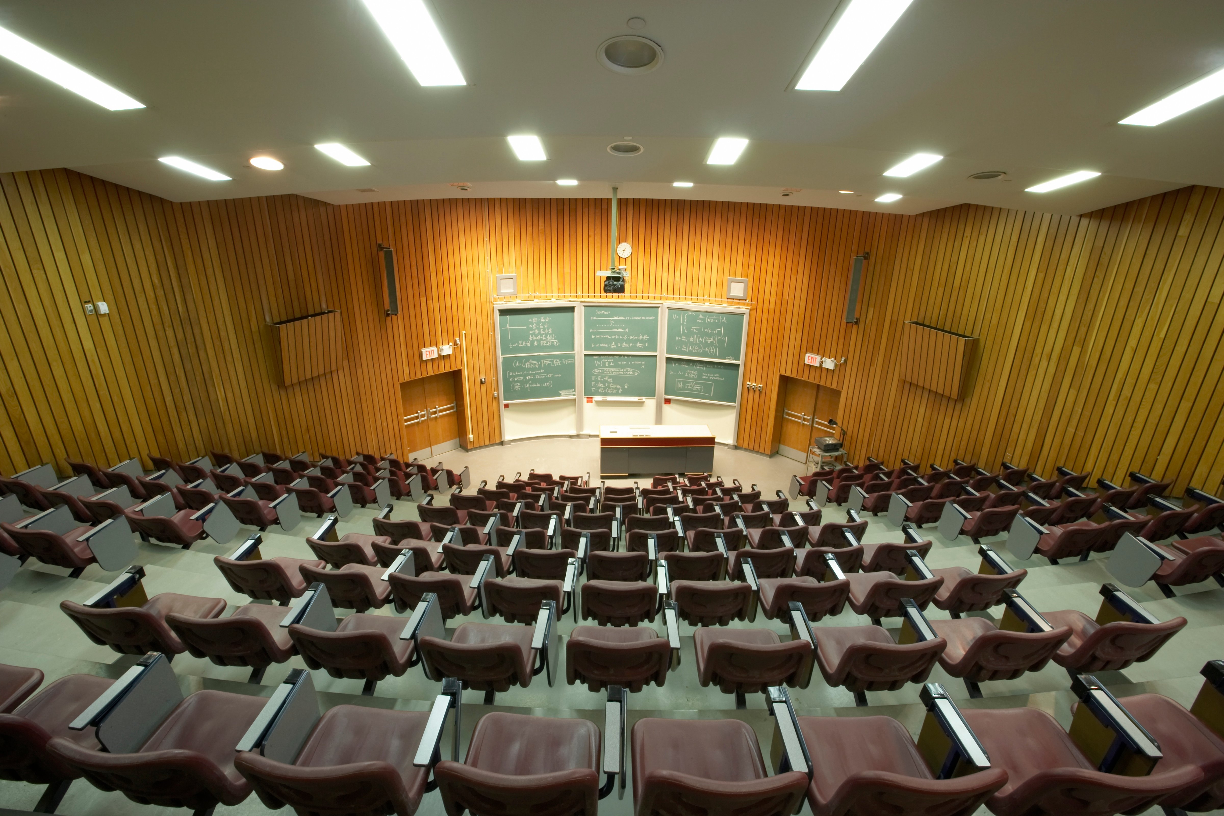 Empty auditorium (Getty Images)