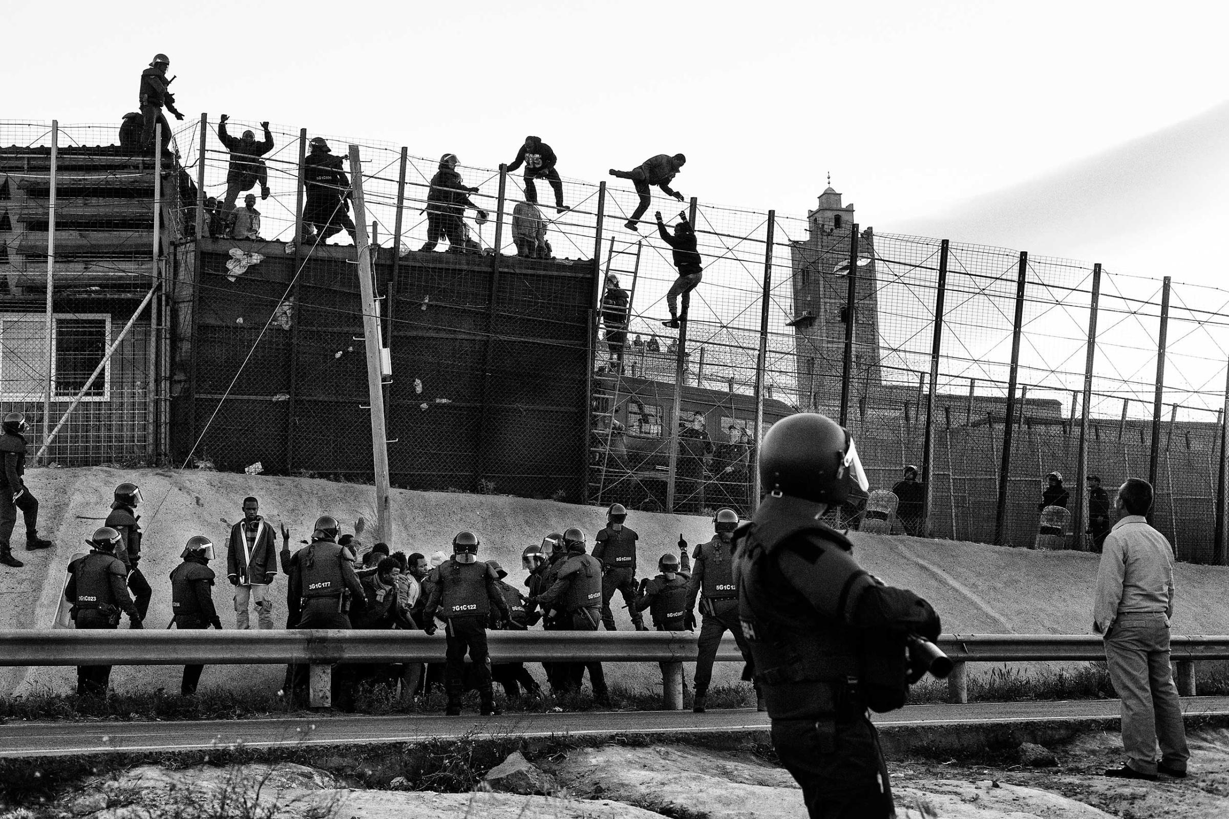 Melilla migrants spanish enclave morocco