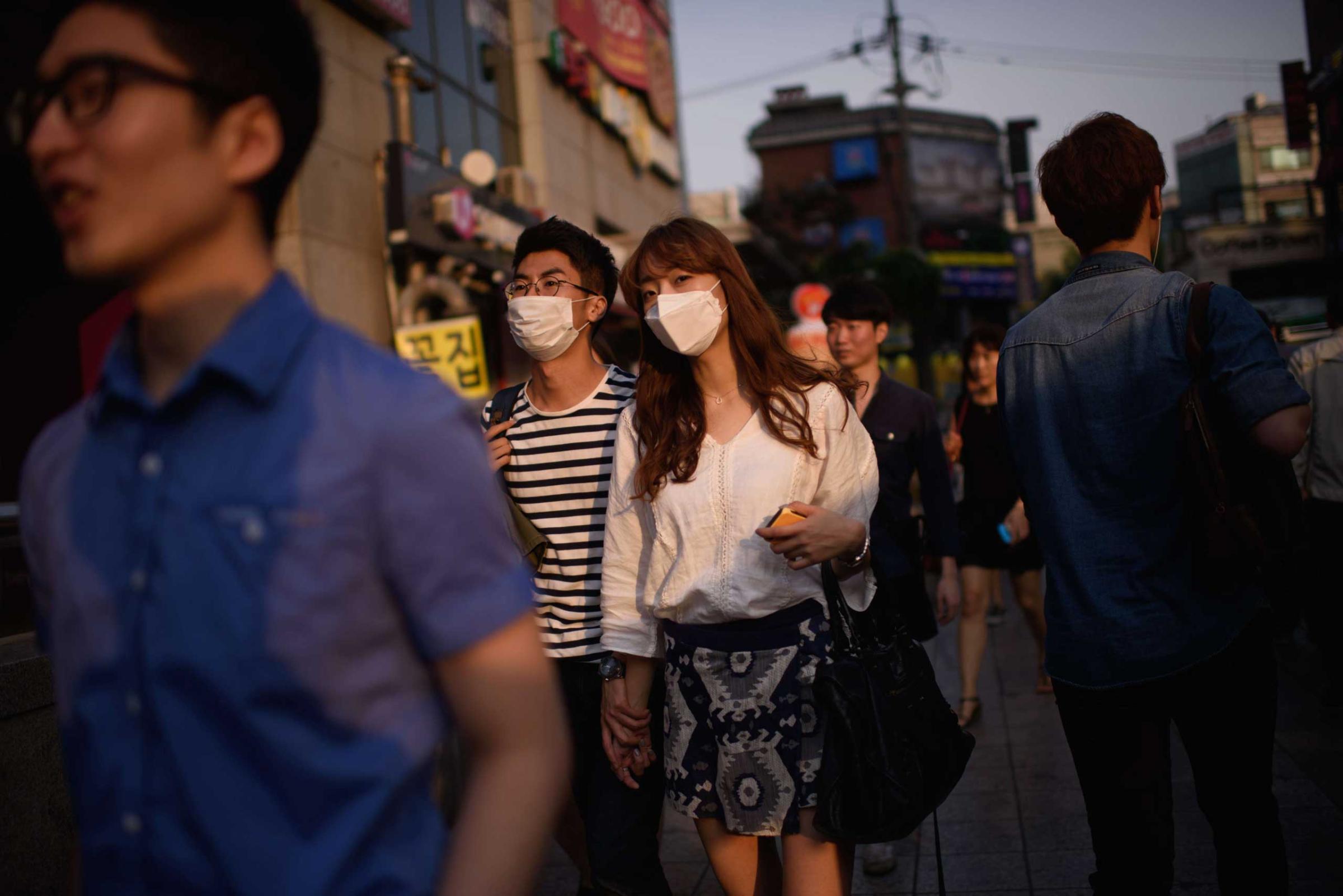 MERS south korea face masks
