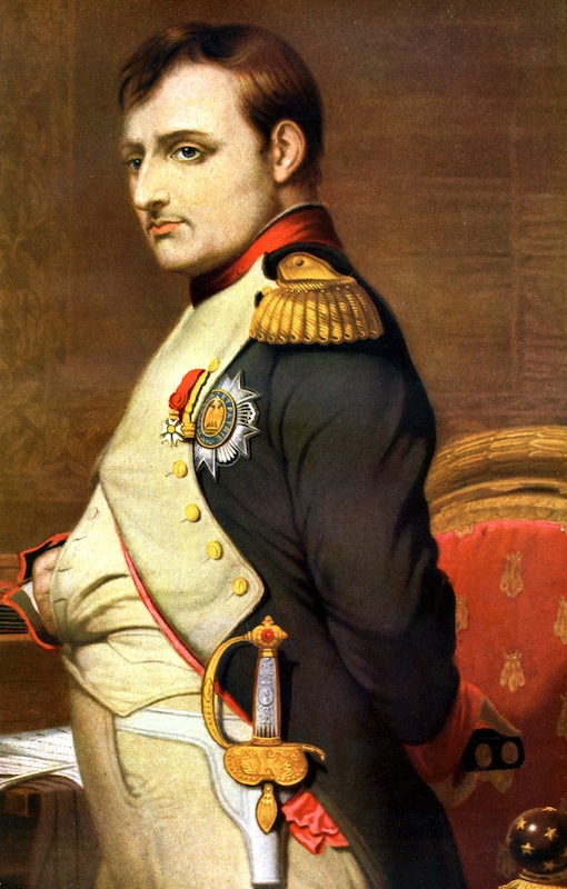 Napoleon Bonaparte, French general and Emperor. Napoleon (1769-1821) From Harmsworth, History of the World, published in London, 1909. (Print Collector/Getty Images)