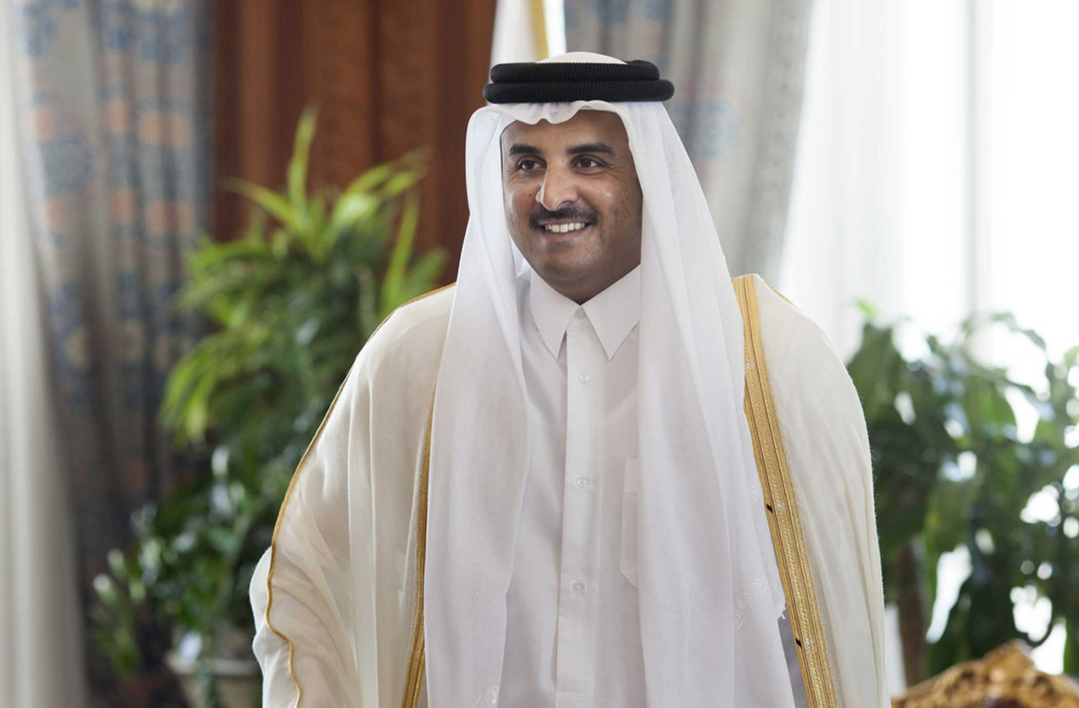 Sheikh Tamim bin Hamad bin Khalifa Al Thani, Emir of the State of Qatar on June 01, 2014, in Doha, Qatar.