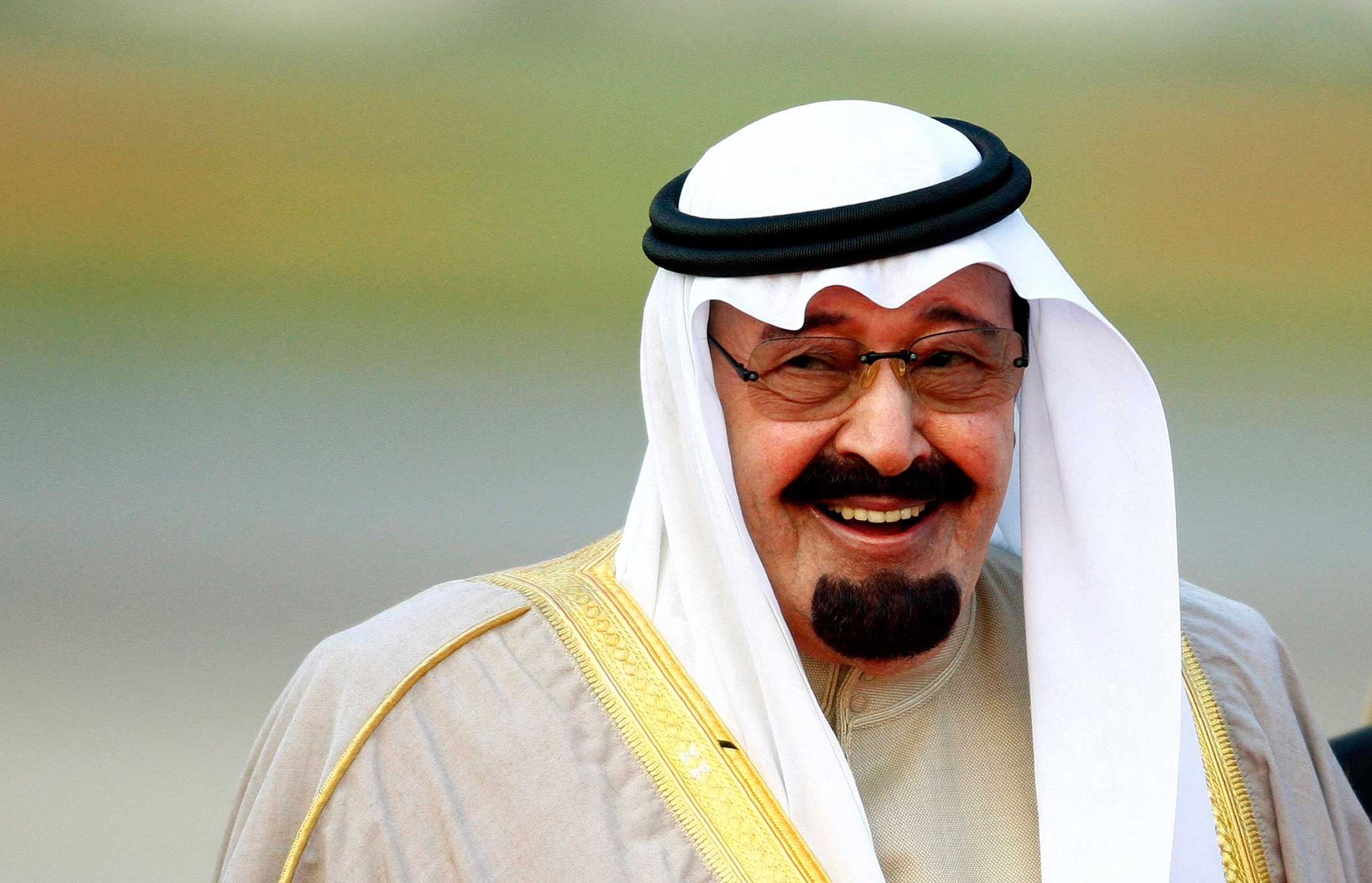 Saudi Arabia's King Abdullah arrives at Heathrow Airport in west London on Oct. 29, 2007.