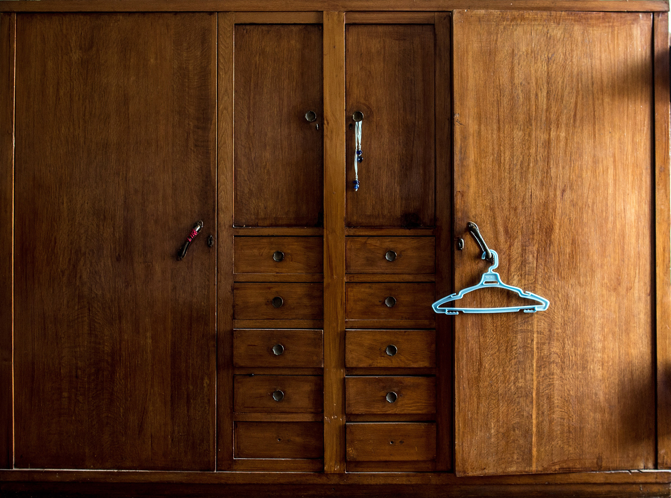 A woman's closet in Cairo, Egypt, 2015.