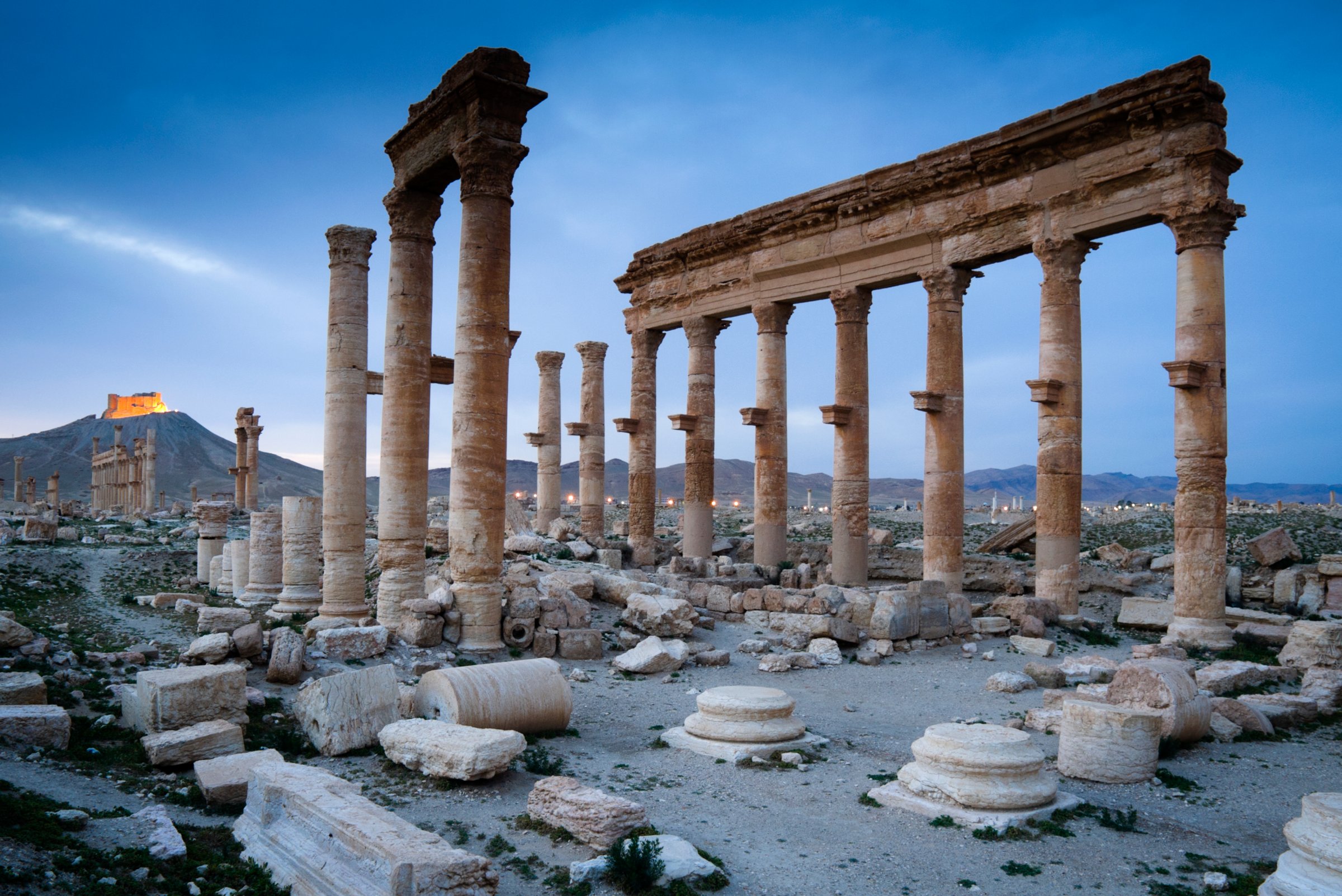 Ruins of Palmyra in Syria