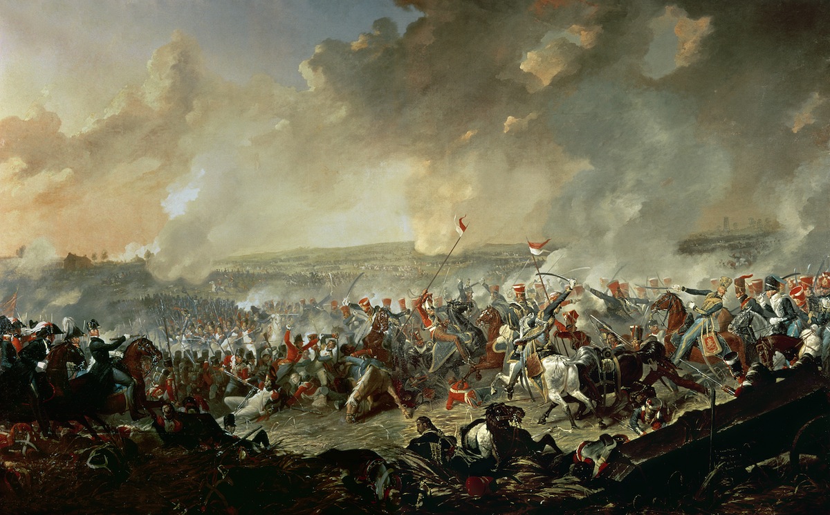 The Battle of Waterloo, June 18, 1815 (oil on canvas) (Denis Dighton / The Bridgeman Art Library / Getty Images/)