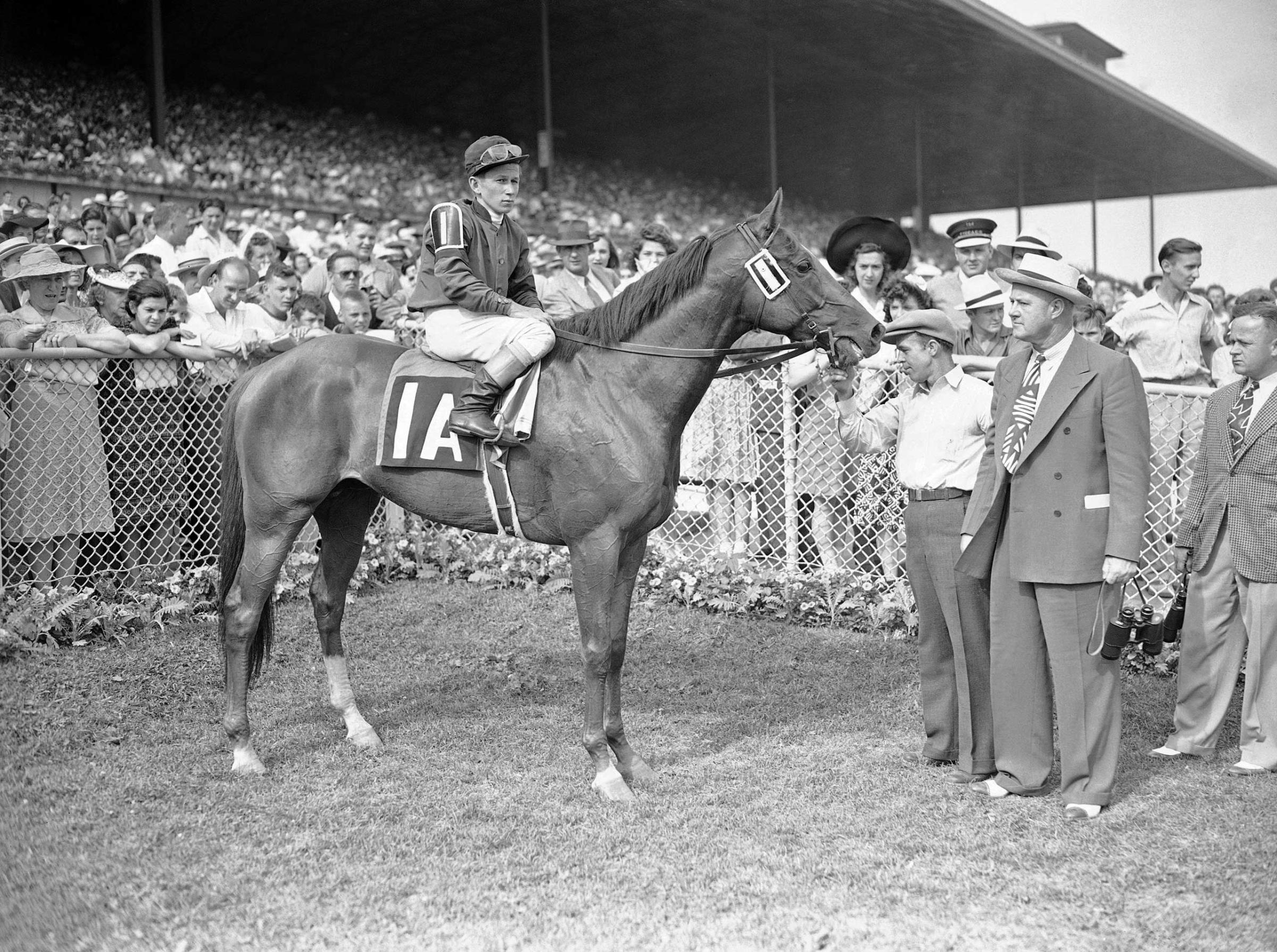 1941: Whirlaway with jockey Wendell Eads
