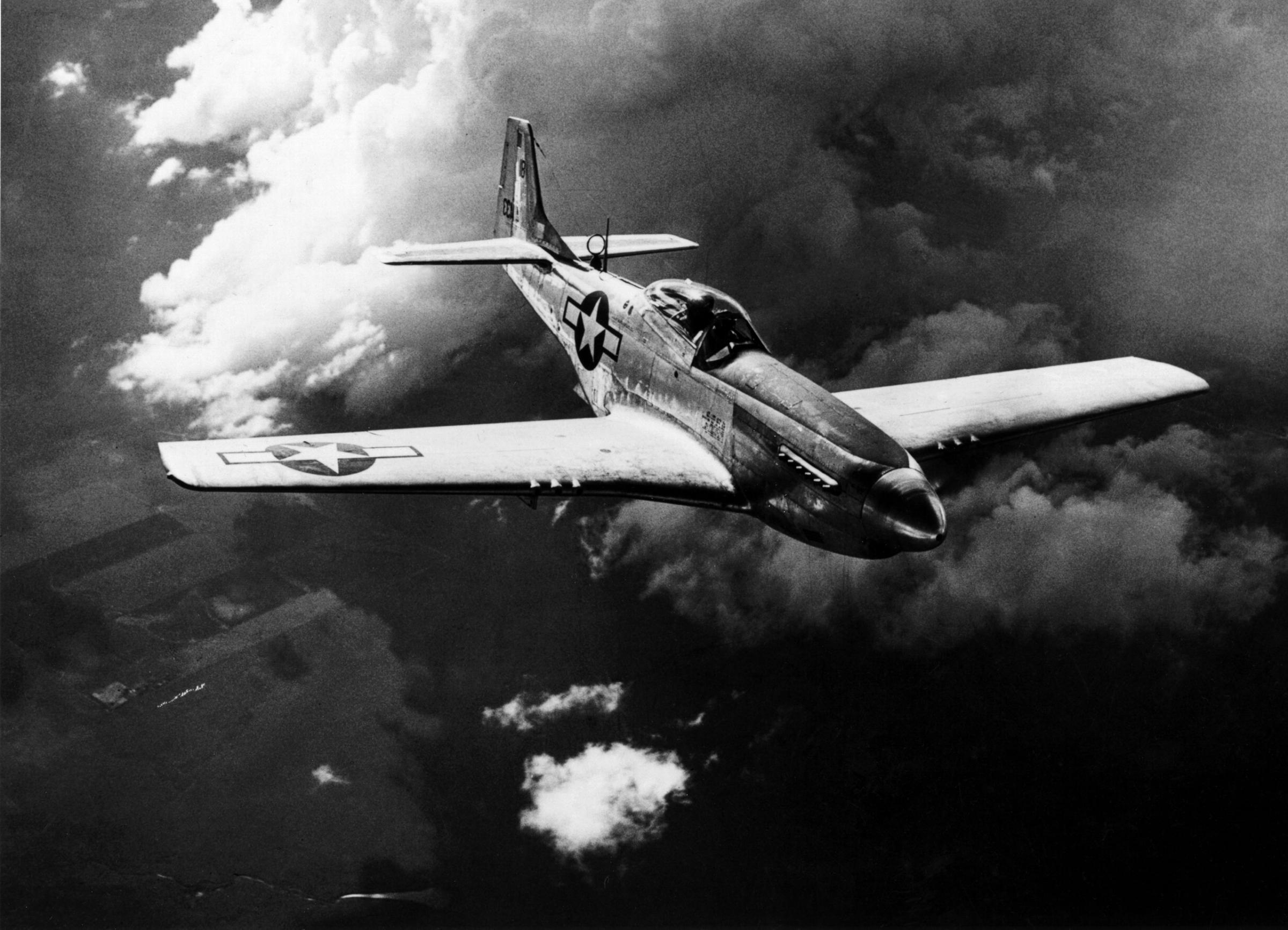 P-51D Mustang in Flight