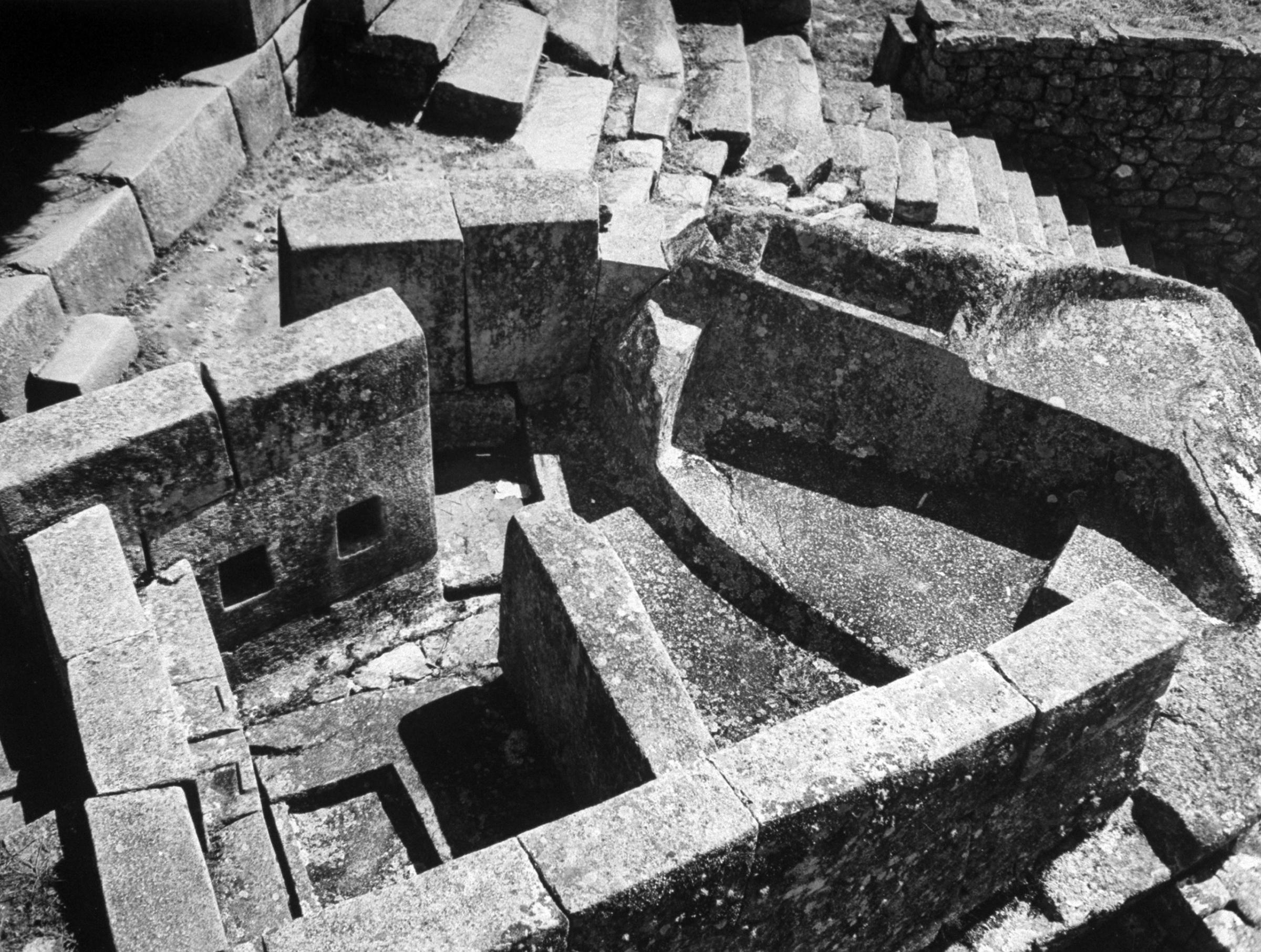 The Inca Ruins of Machu Picchu in Peru, 1945