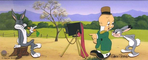 "Picture the Future" a hand-painted cel art edition by Chuck Jones