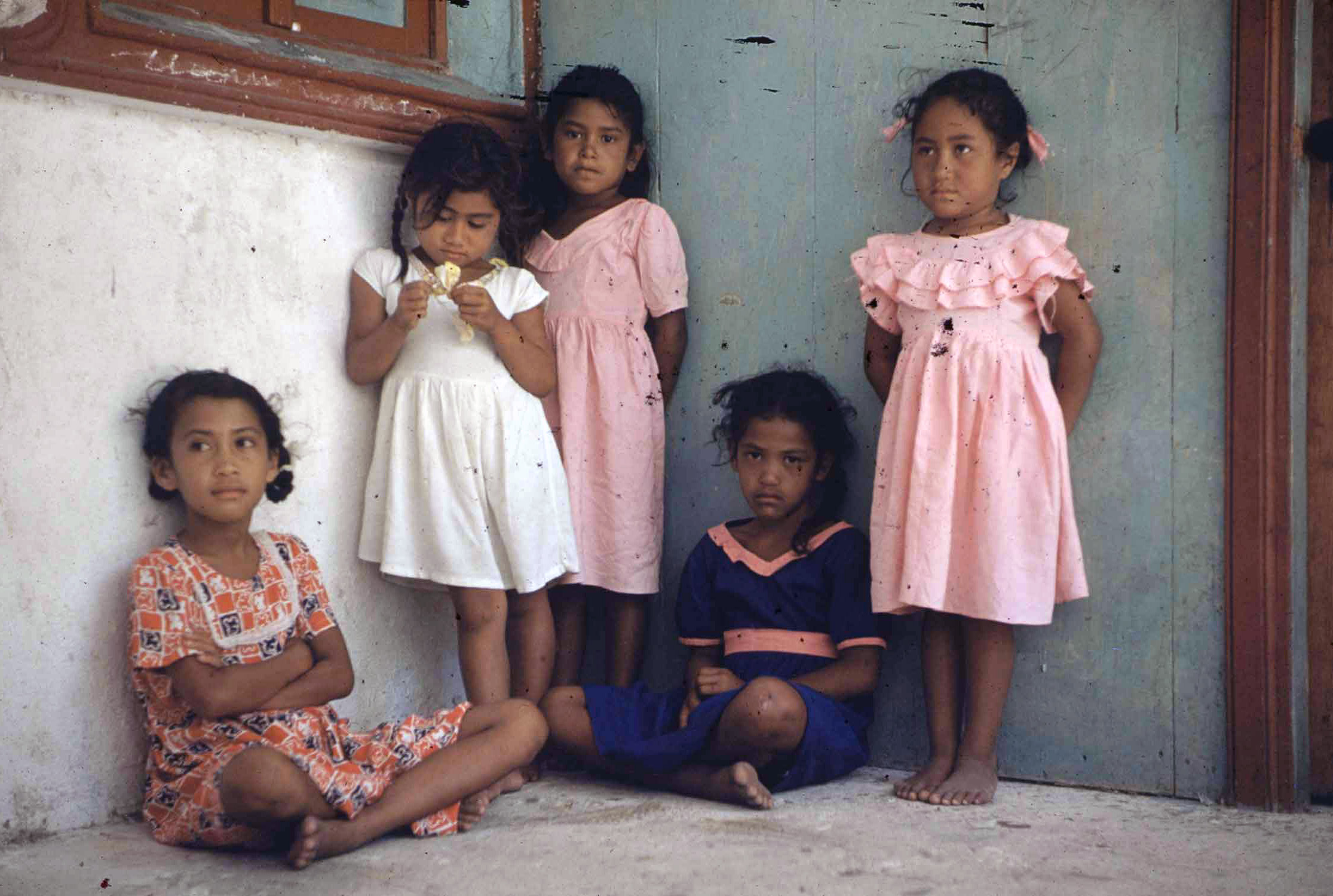 Children in Tahiti, 1955.