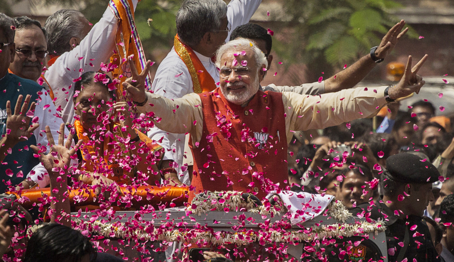 BJP Leader Narendra Modi Campaigns In Gujarat