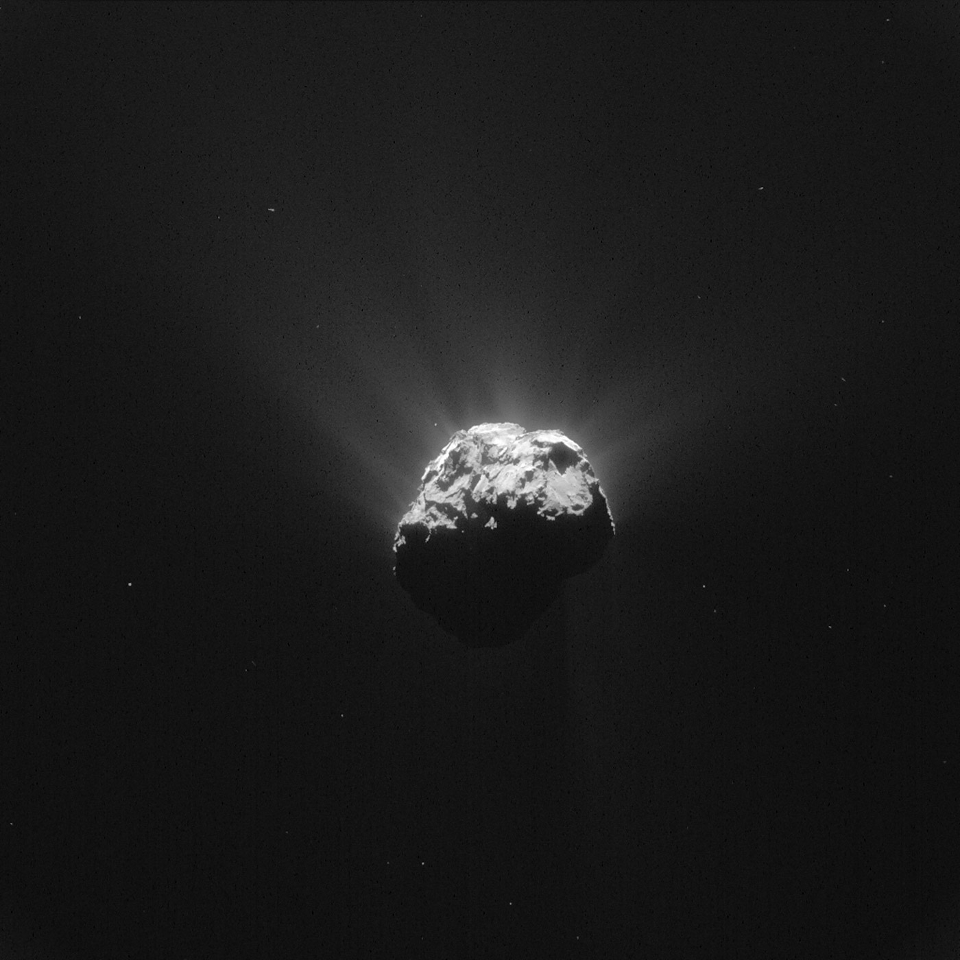 The Comet 67P/Churyumov-Gerasimenko is seen in an image taken by the Rosetta space probe on June 13, 2015. (ESA/Reuters)