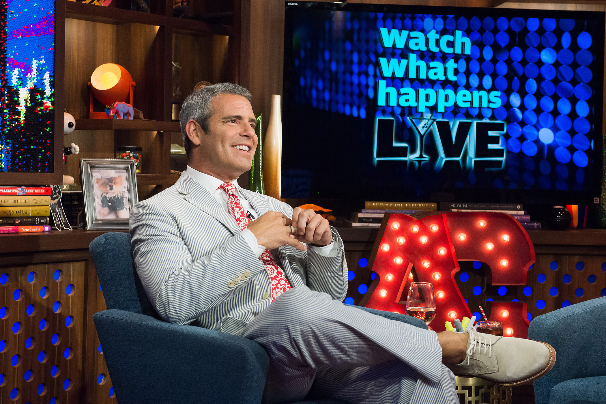 Andy Cohen on <i>Watch What Happens Live</i> (Charles Sykes—Bravo/NBC/Getty Images)