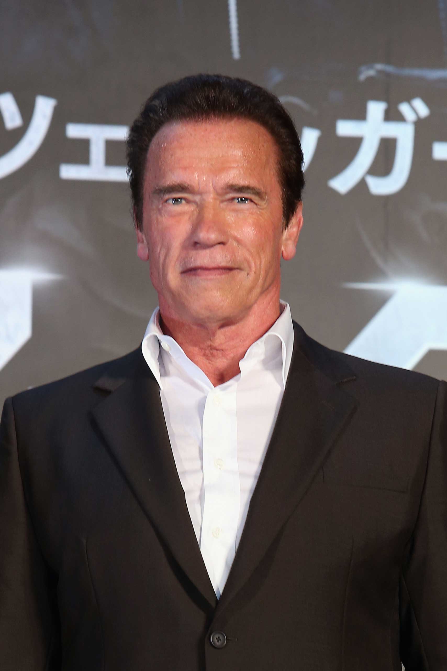 Arnold Schwarzenegger attends the Tokyo Premiere of 'Terminator Genisys' at the Roppongi Hills Arena in Tokyo, on July 6, 2015 (Ken Ishii — Getty Images)
