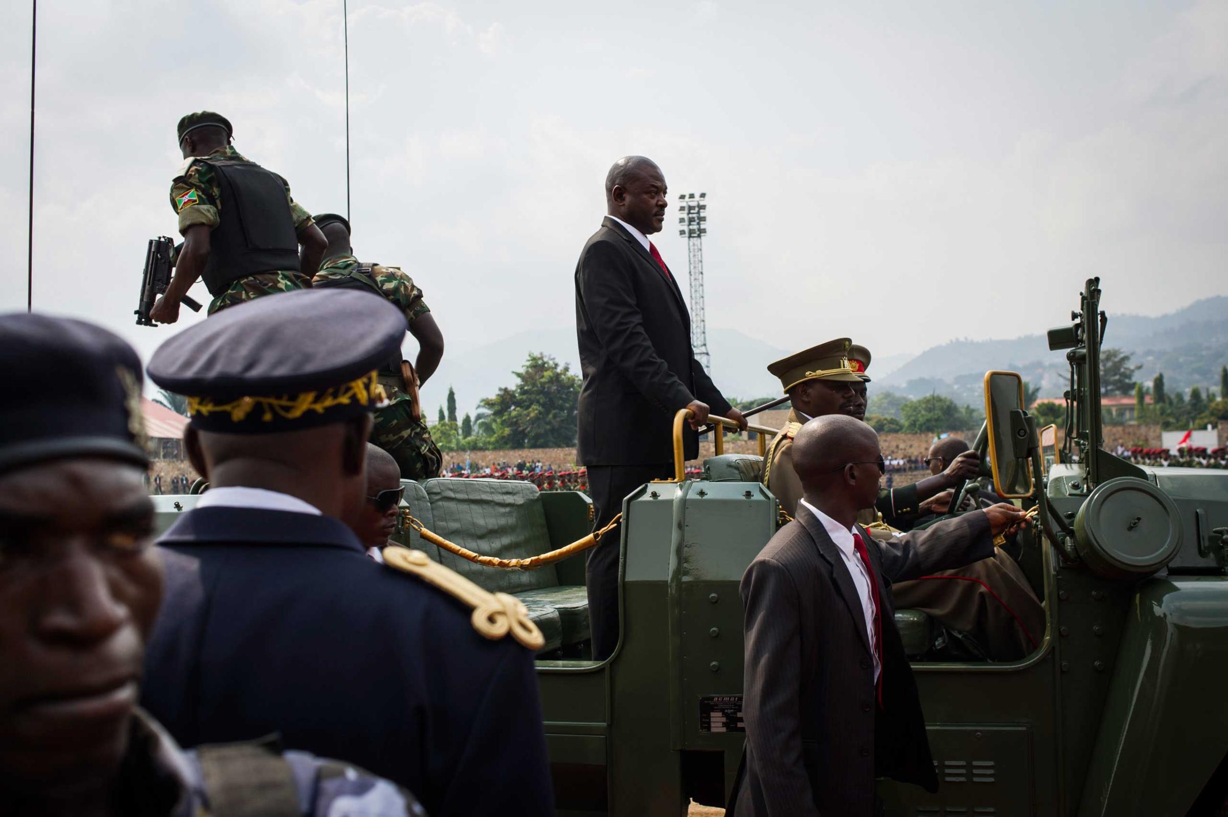 Burundi protests president Nkurunziza elections