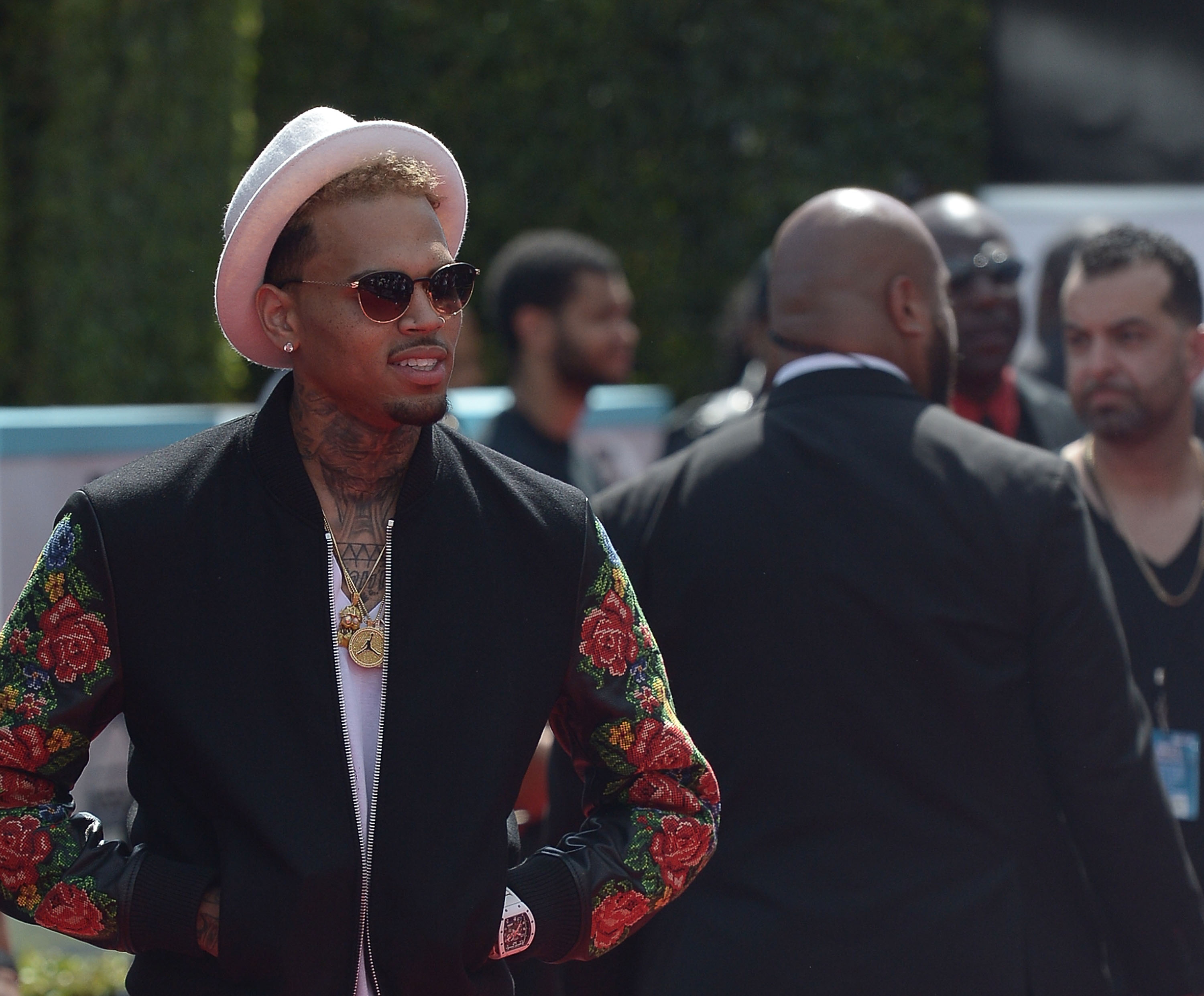 Singer Chris Brown attends the 2015 BET Awards at the Microsoft Theater on June 28, 2015 in Los Angeles, California. (Paras Griffin&mdash;Paras Griffin)