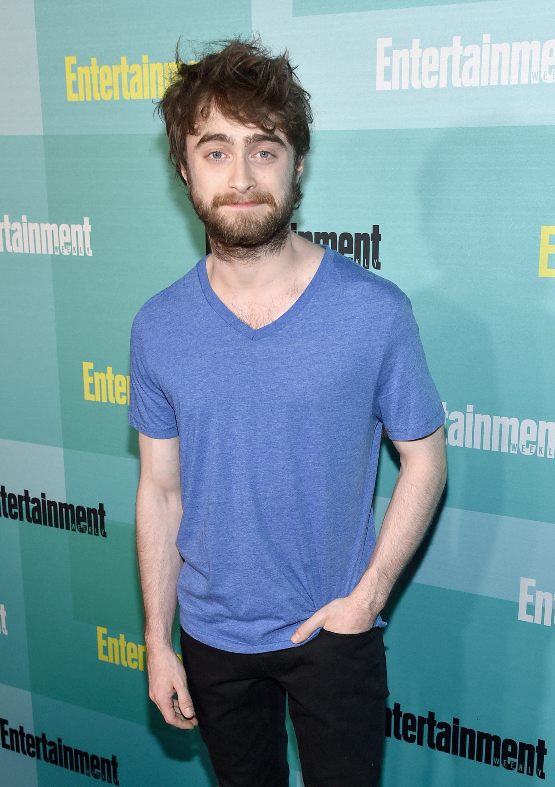 Daniel Radcliffe arrives at the Entertainment Weekly celebration at The Hard Rock Hotel in San Diego on July 11, 2015.