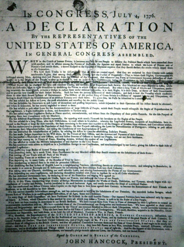 Declaration of independence (Universal Images Group / Getty Images)