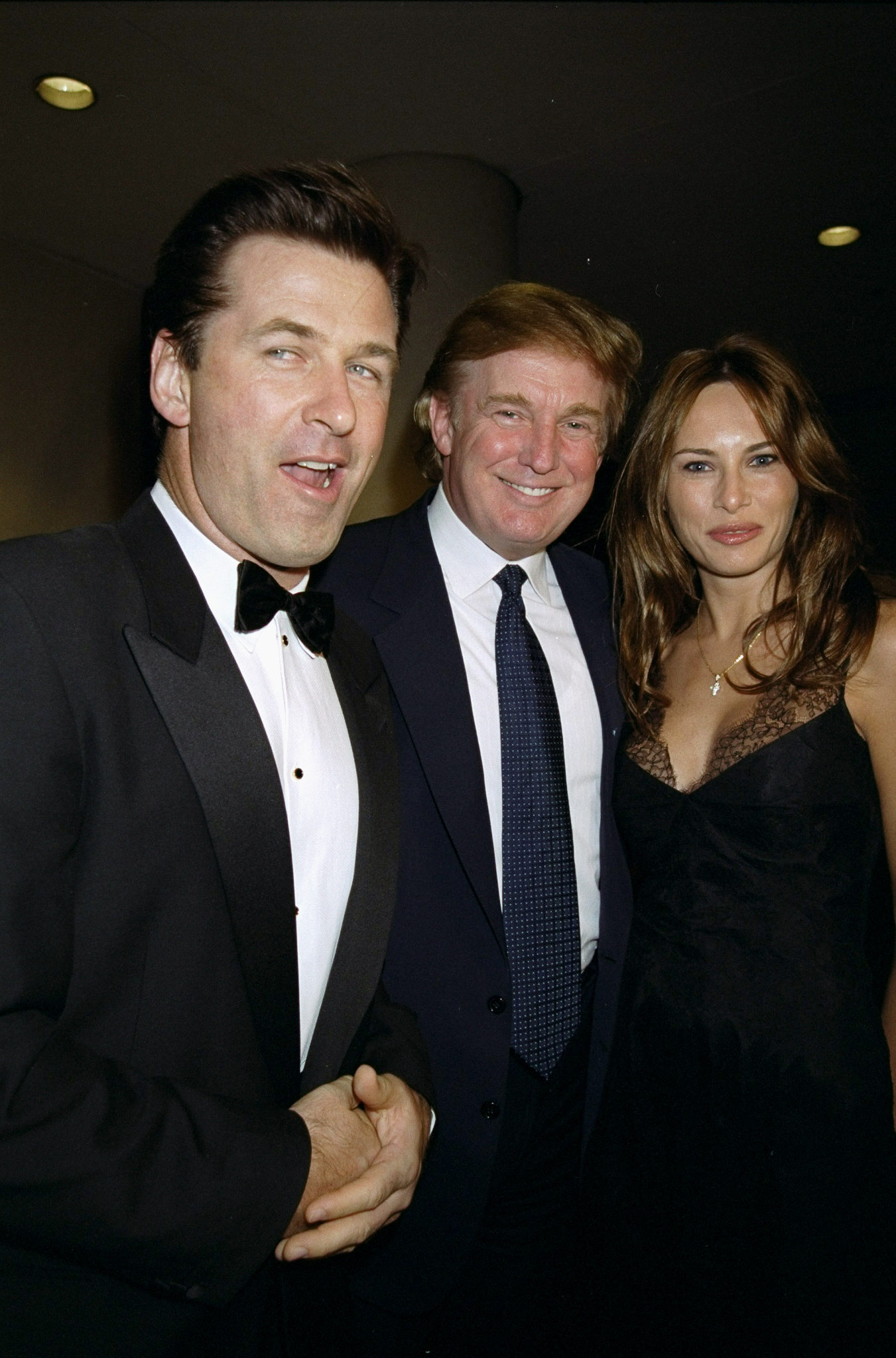 donald trump posing with celebrities