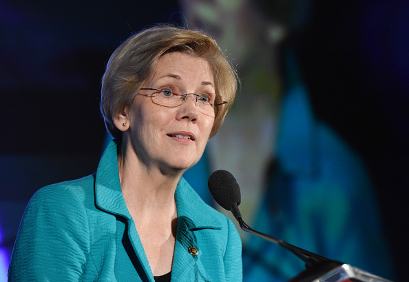 Senator Elizabeth Warren (D-MA) attends the Planned Parenthood Generation Conference opening ceremony and welcome reception at the Marriott Wardman Park Hotel on July 8, 2015 in Washington, DC.