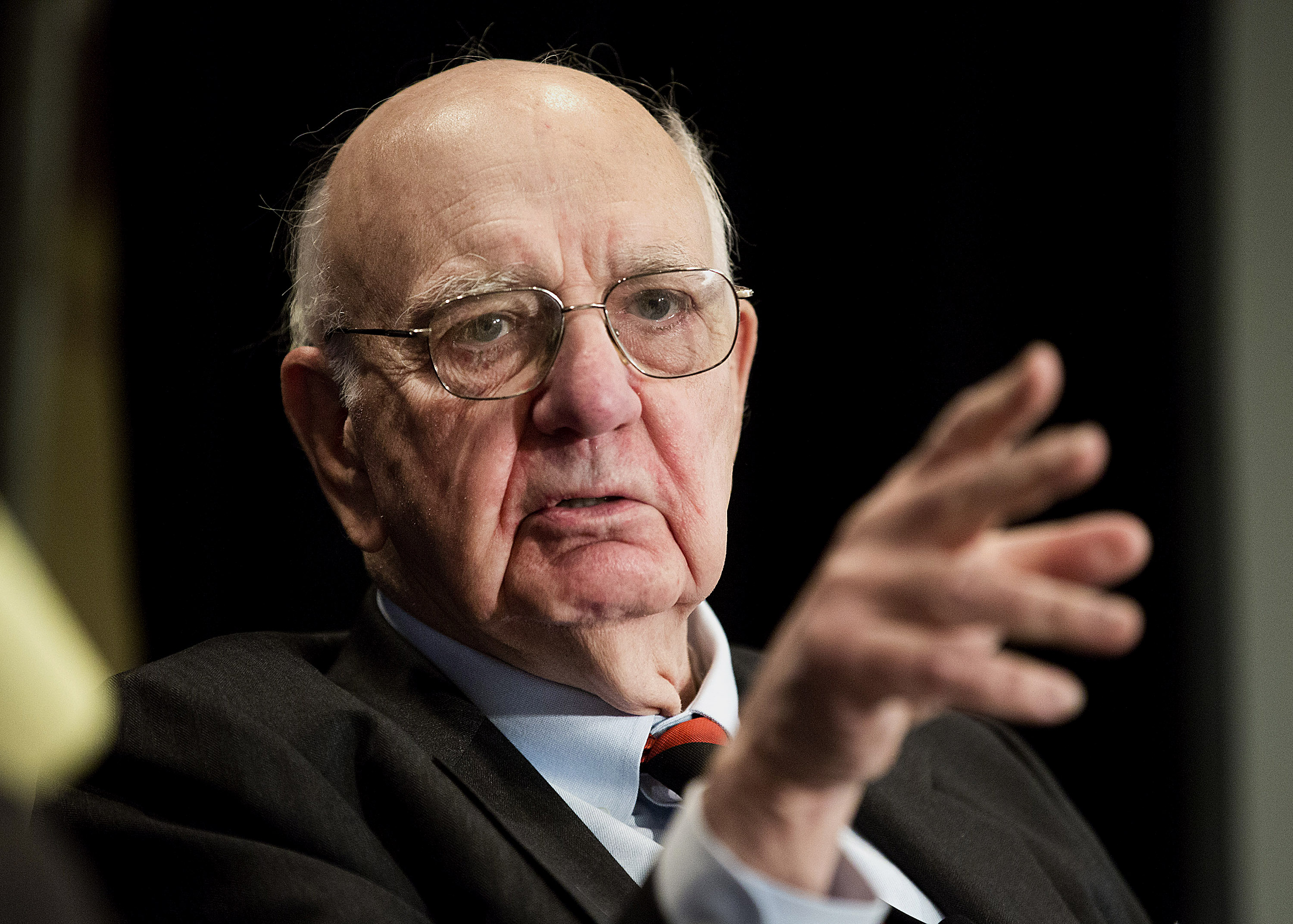 Paul Volcker in 2013. (Bloomberg/Getty Images)