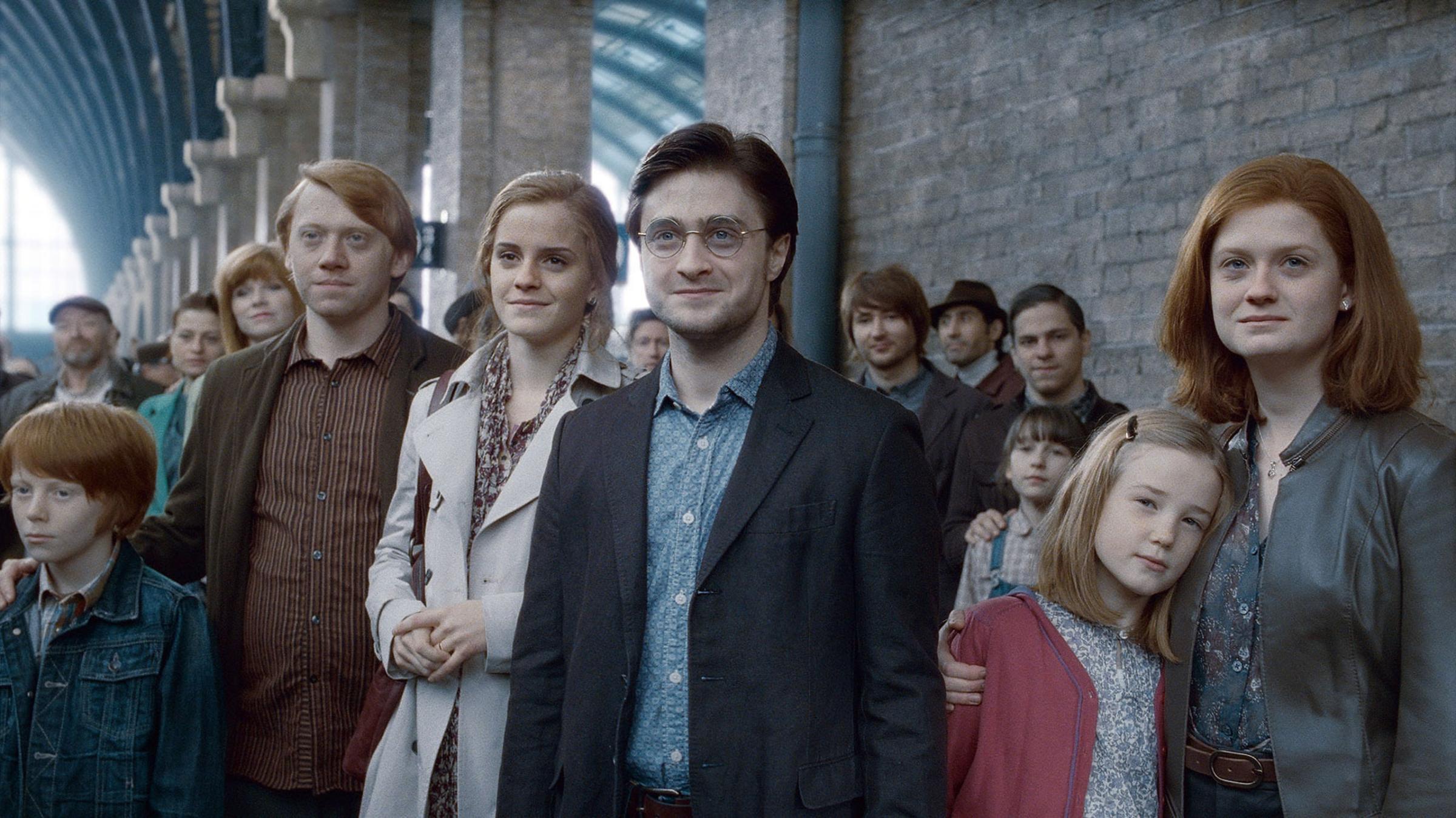 Harry Potter Hermione Granger Ron Weasley Old
