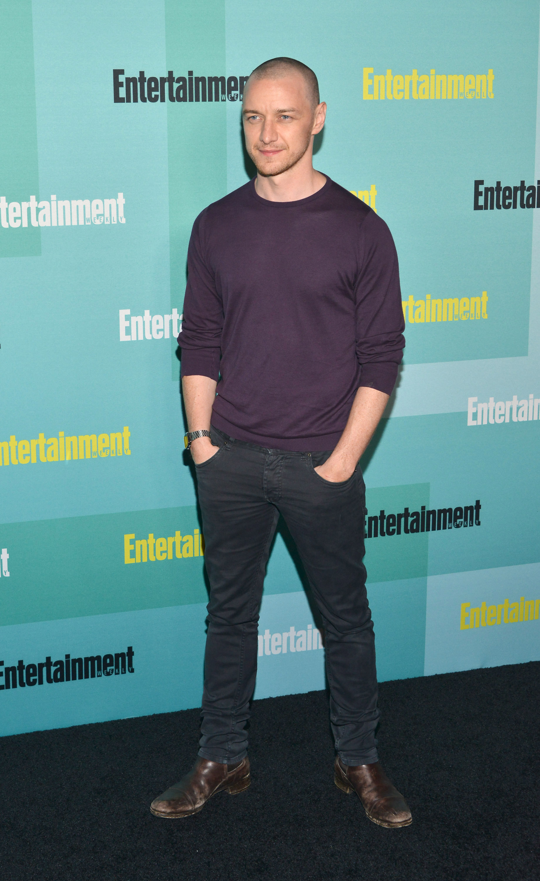 James McAvoy arrives at the Entertainment Weekly celebration at The Hard Rock Hotel in San Diego on July 11, 2015.