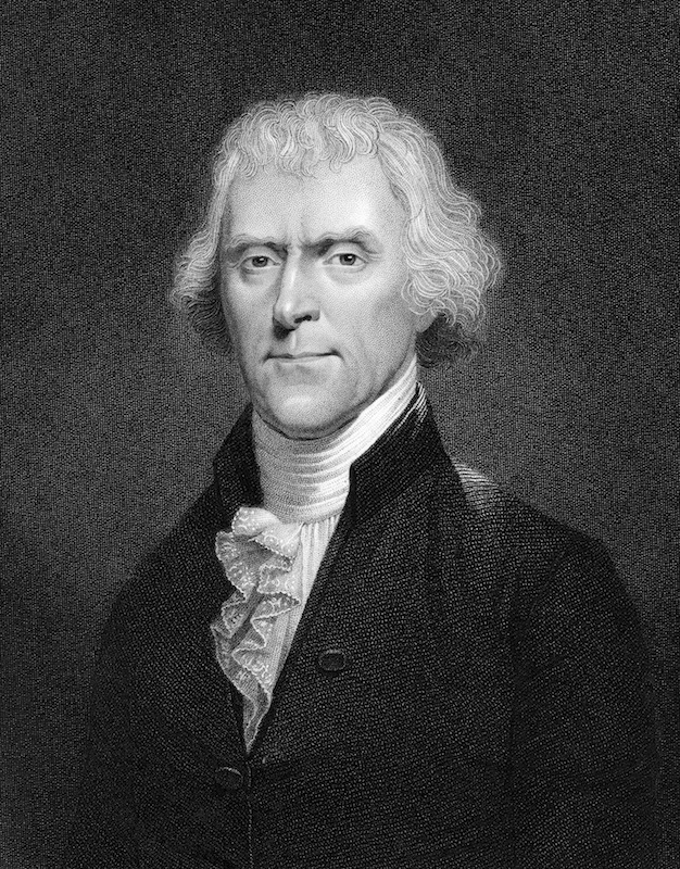 Thomas Jefferson, American president. (1743-1826) (Print Collector / Getty Images)