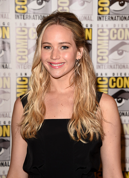 Jennifer Lawrence at Comic-Con International 2015 in San Diego on July 9, 2015.