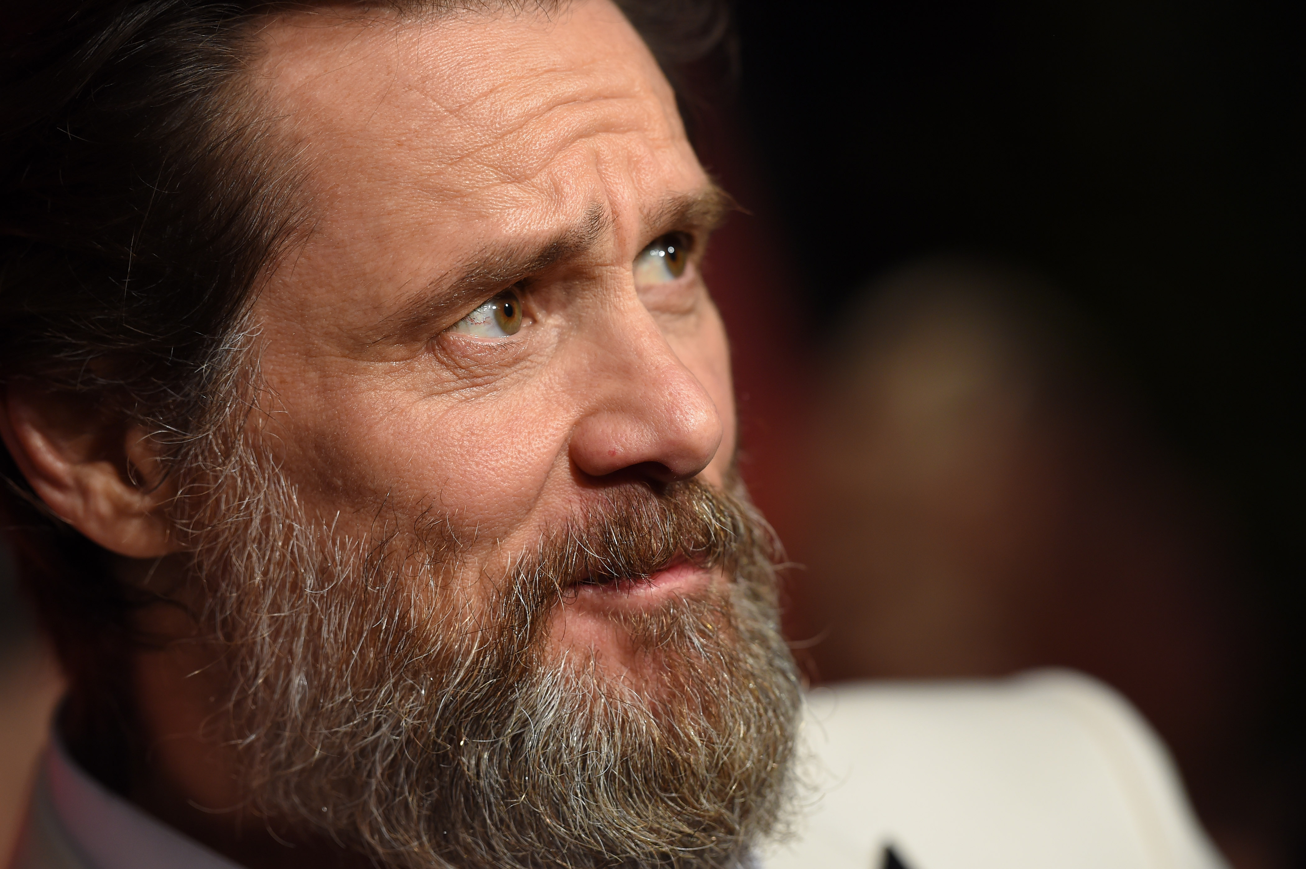 Actor Jim Carrey arrives at LACMA's 50th Anniversary Gala at LACMA on April 18, 2015 in Los Angeles.