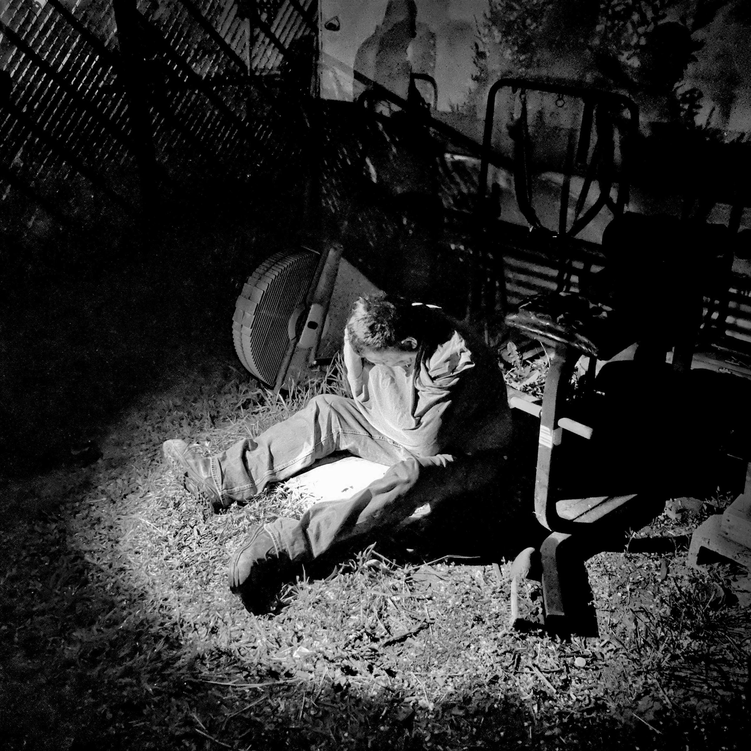 Gallup, NM.  A man sleeping next to a house was questioned by police.  Gallup is a city in McKinley County, New Mexico. The population is 21,678 and 21.9% live below the poverty level. Gallup has the highest violent crime rate in the state of New Mexico. In 2012, violent crime was nearly five times the national average. #geographyofpoverty