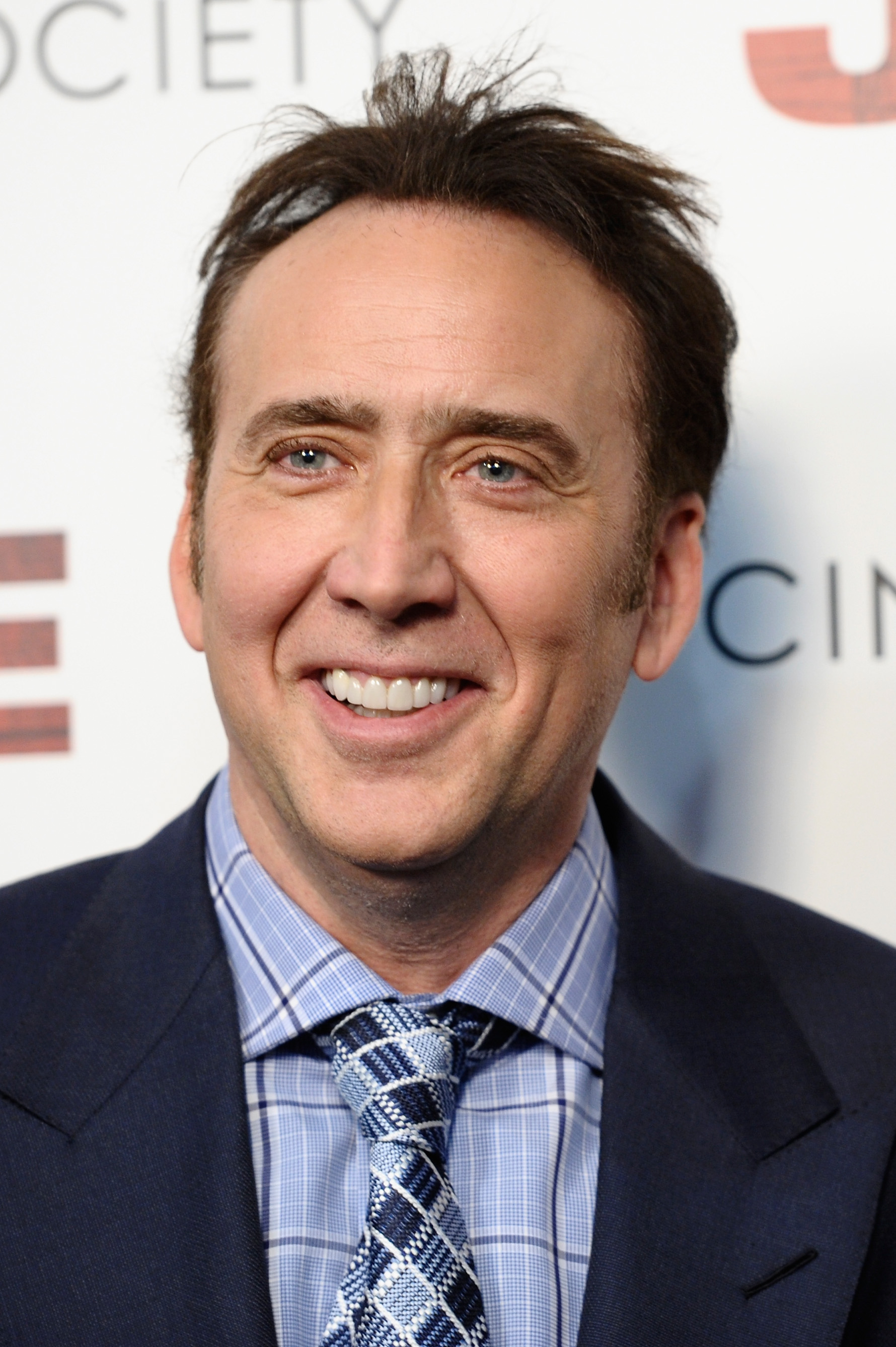 Nicolas Cage attends the a screening of "Joe" April 9, 2014 in New York City.