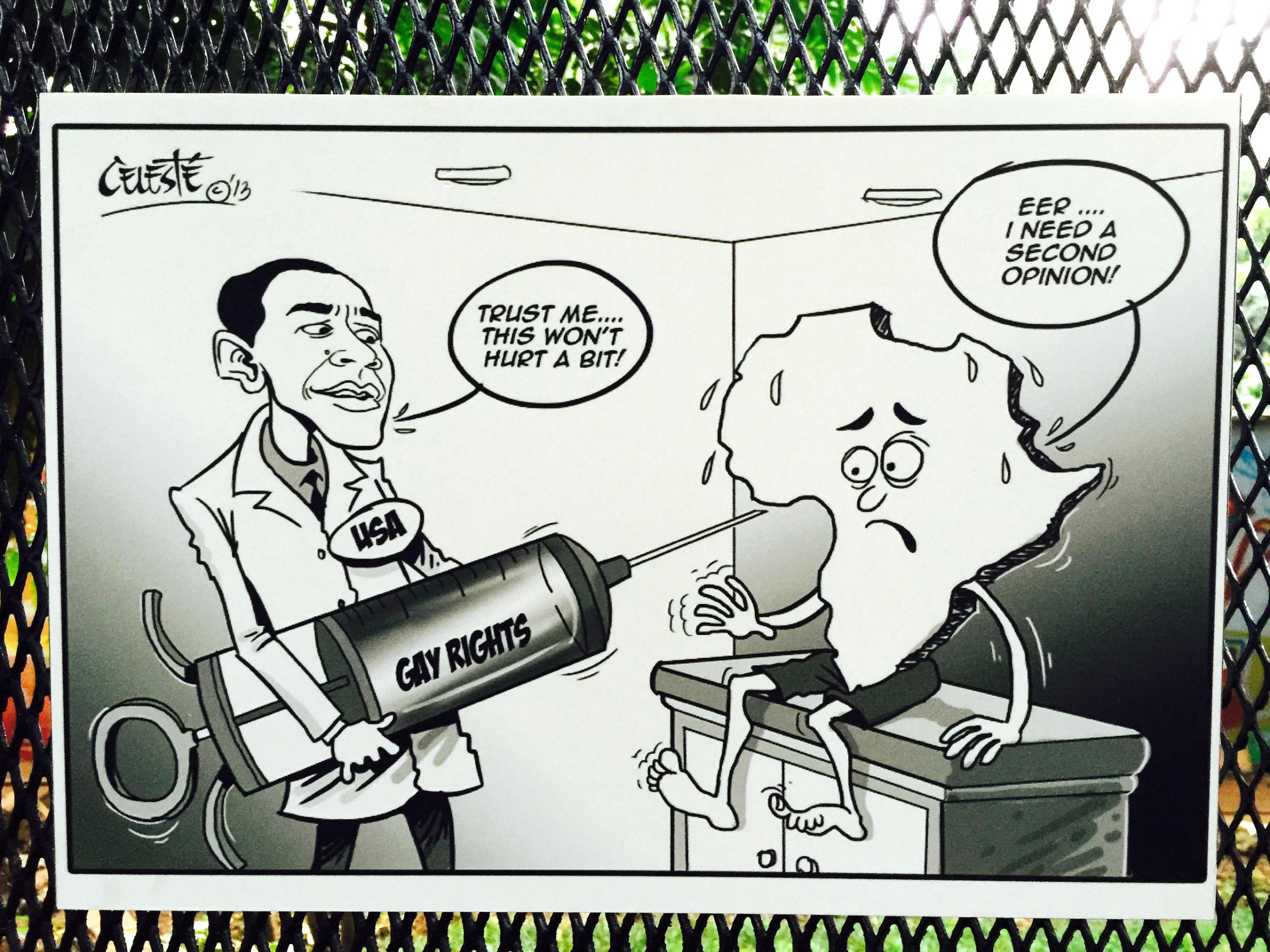 Obama Political Cartoons Africa