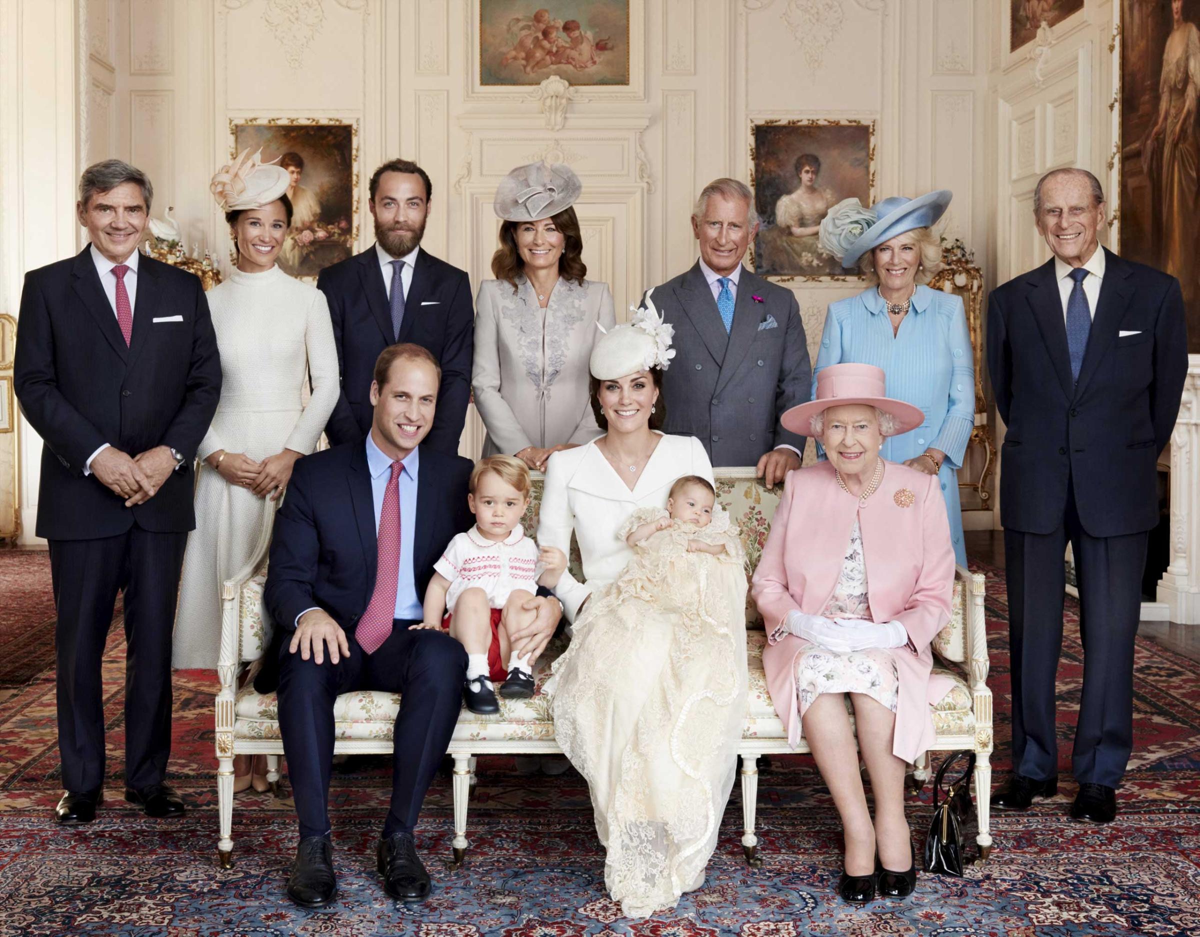 Princess Charlotte christening group photo
