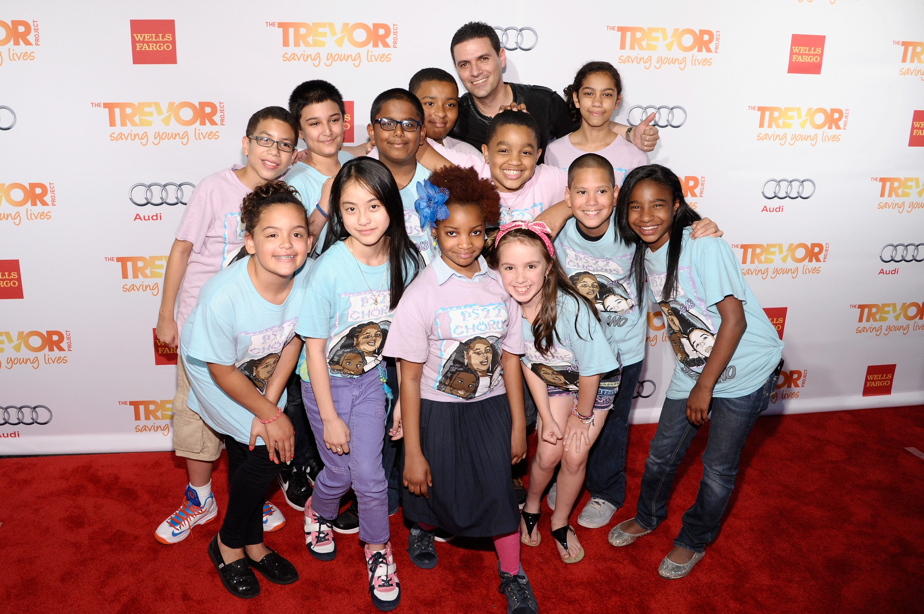 Members of the PS22 Chorus attend The Trevor Project's 2013 "TrevorLIVE" Event on June 17, 2013 in New York City. (Ilya S. Savenok&mdash;2013 Getty Images)