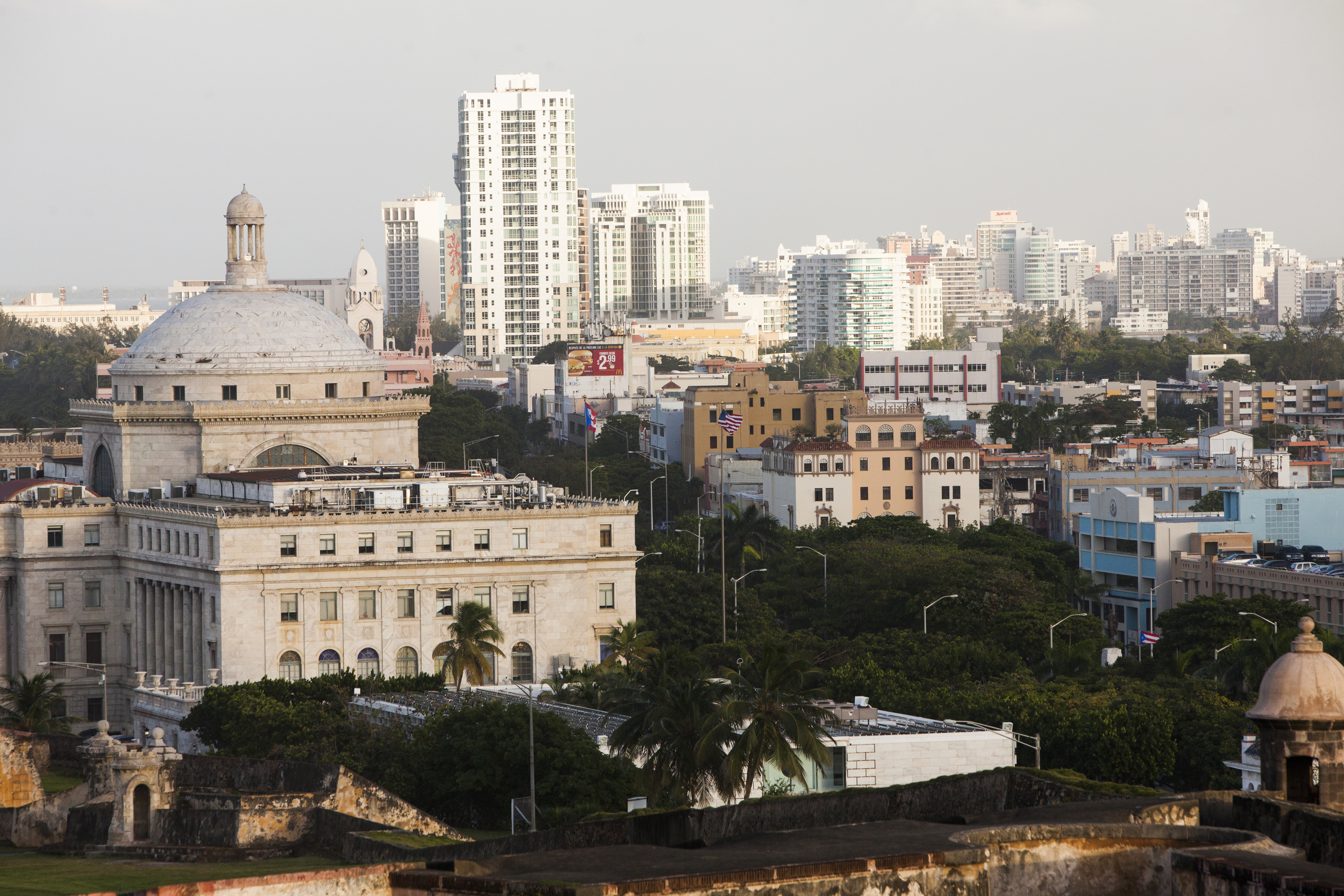 Old San Juan, the center for Puerto Rican tourism, on November 12, 2013.