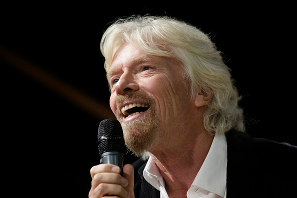 Richard Branson at a news conference in London, England on June 25, 2015. (Matthew Lloyd—Bloomberg/Getty Images)
