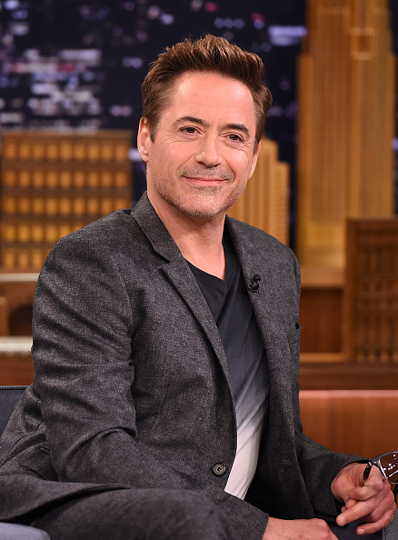 Robert Downey Jr. at "The Tonight Show Starring Jimmy Fallon" in New York City on April 27, 2015.