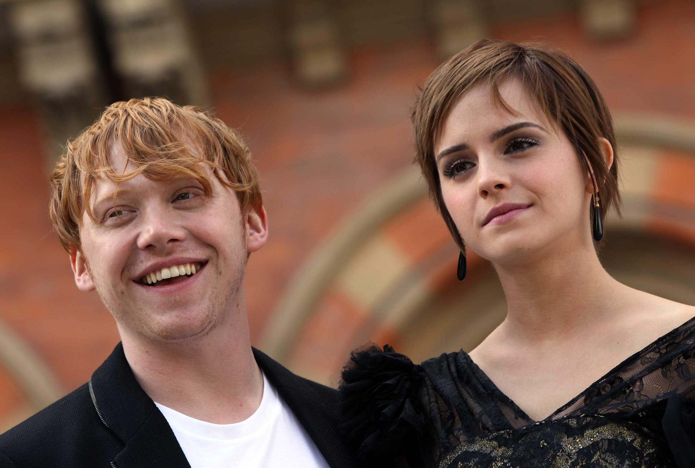 Rupert Grint and Emma Watson